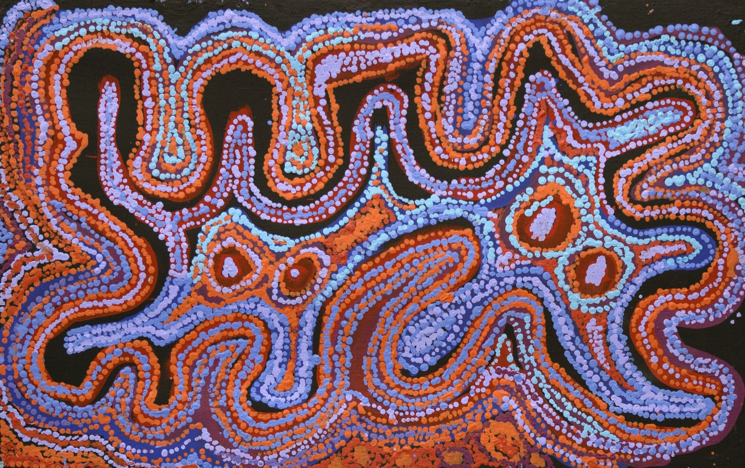 Tjariya (Nungalka) Stanley - Ngayuku Walka - 76 x 48 cm (sold)