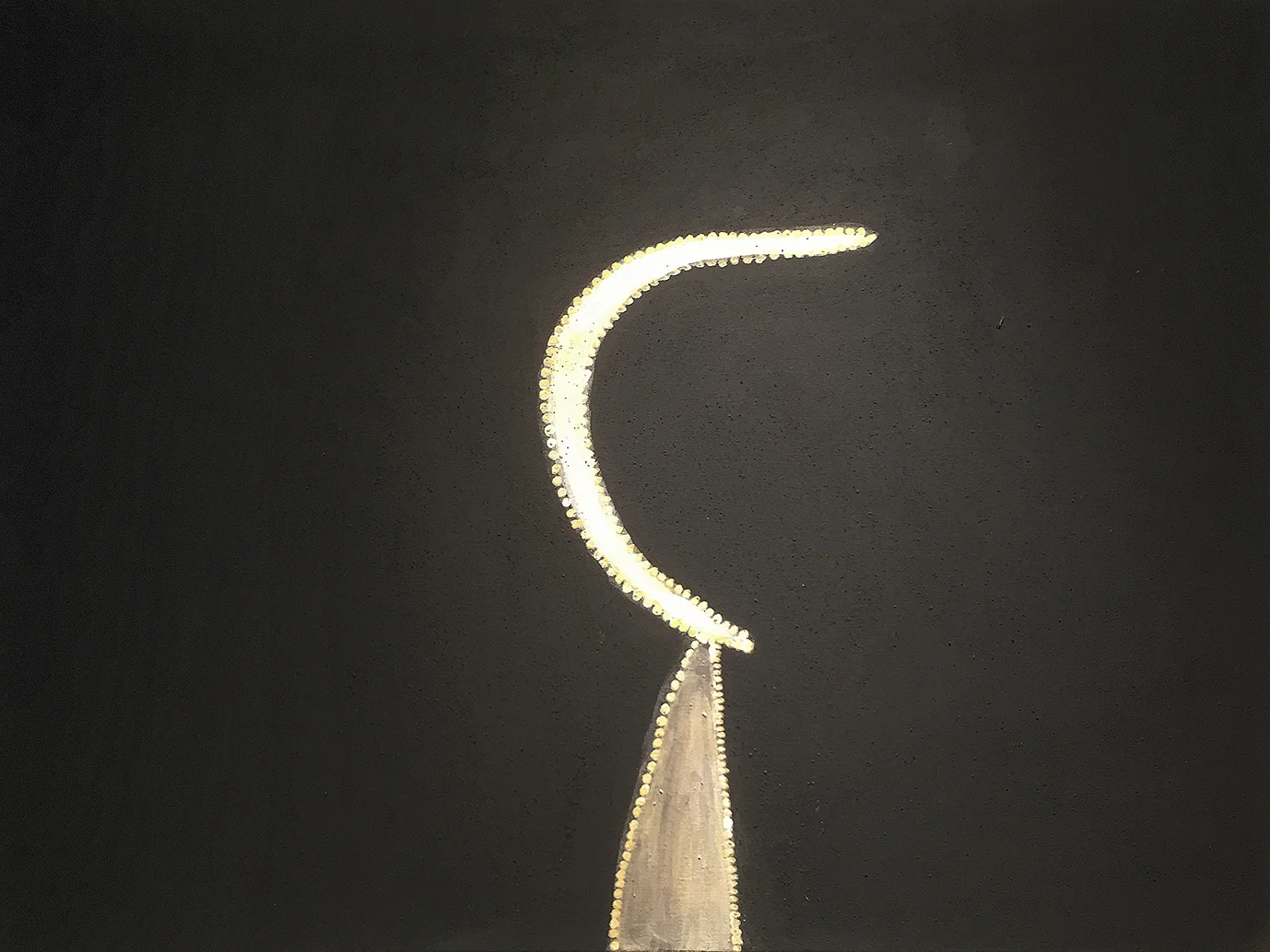 Mabel Juli - GARNKINY NGARRANGGARNI (MOON DREAMING) - 120 x 90 (sold)