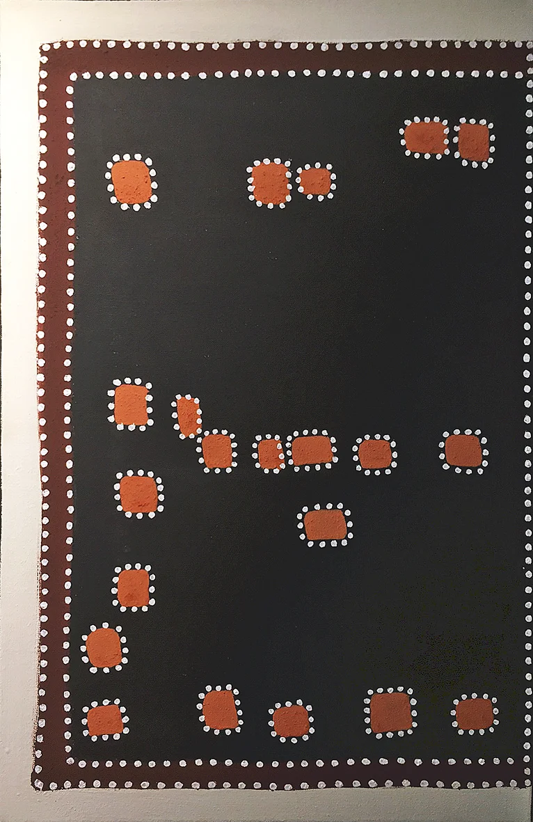 Kathy Ramsey - Juwurlinji, Bow River Community - 70 x 45 cm (sold)