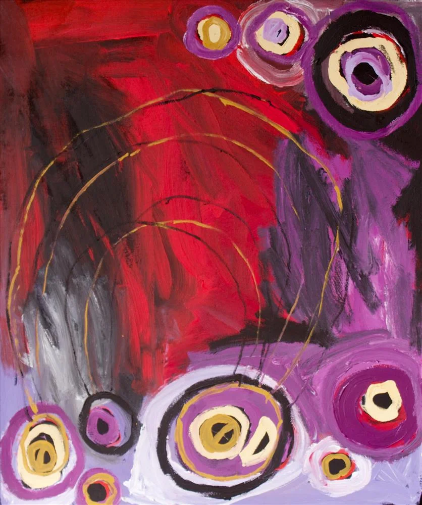 Barbara Moore - Ngayuku ngura - My Country - 122x101 cm (sold)