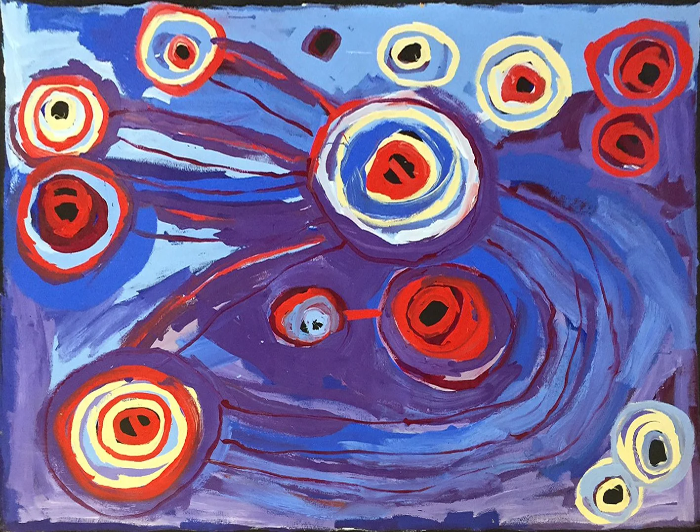 Barbara Moore - Ngayuku ngura - My Country - 199x153 cm (sold)