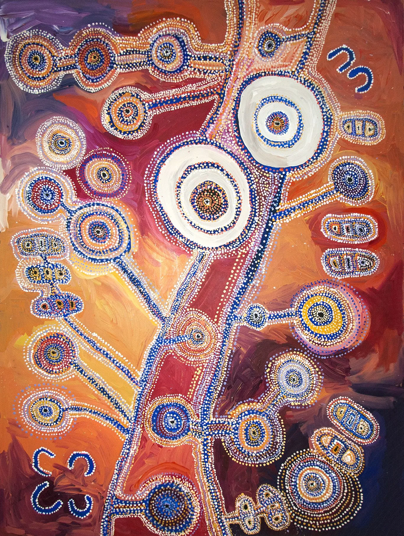 Tuppy Ngintja Goodwin  - Antara Tjukurpa - 200x150cm (sold)