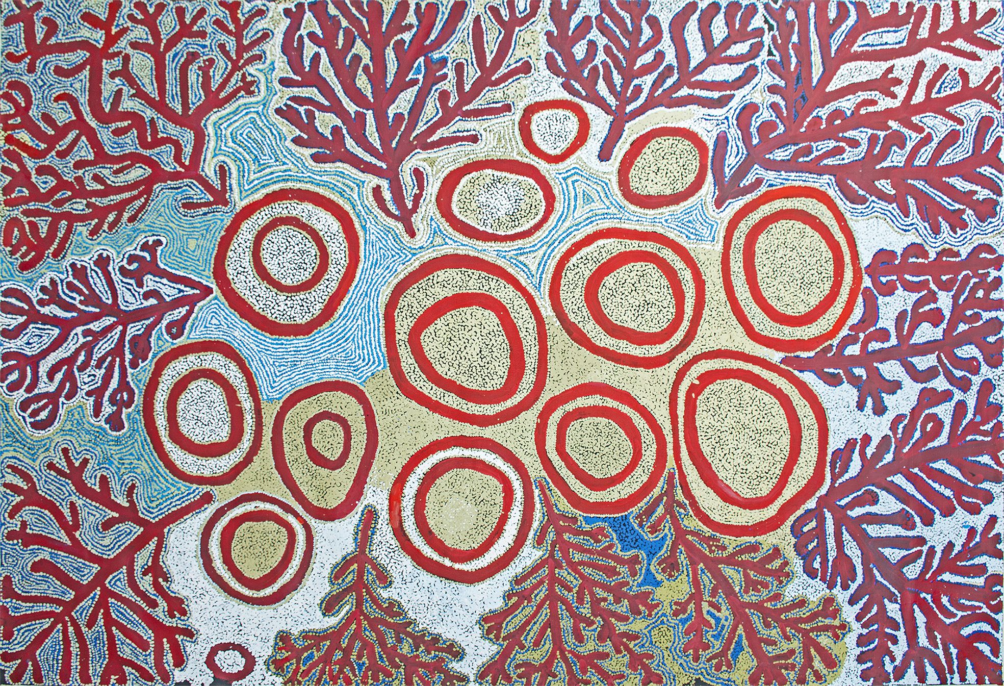 Aboriginal art - Simon Hogan - Spinifex Art project