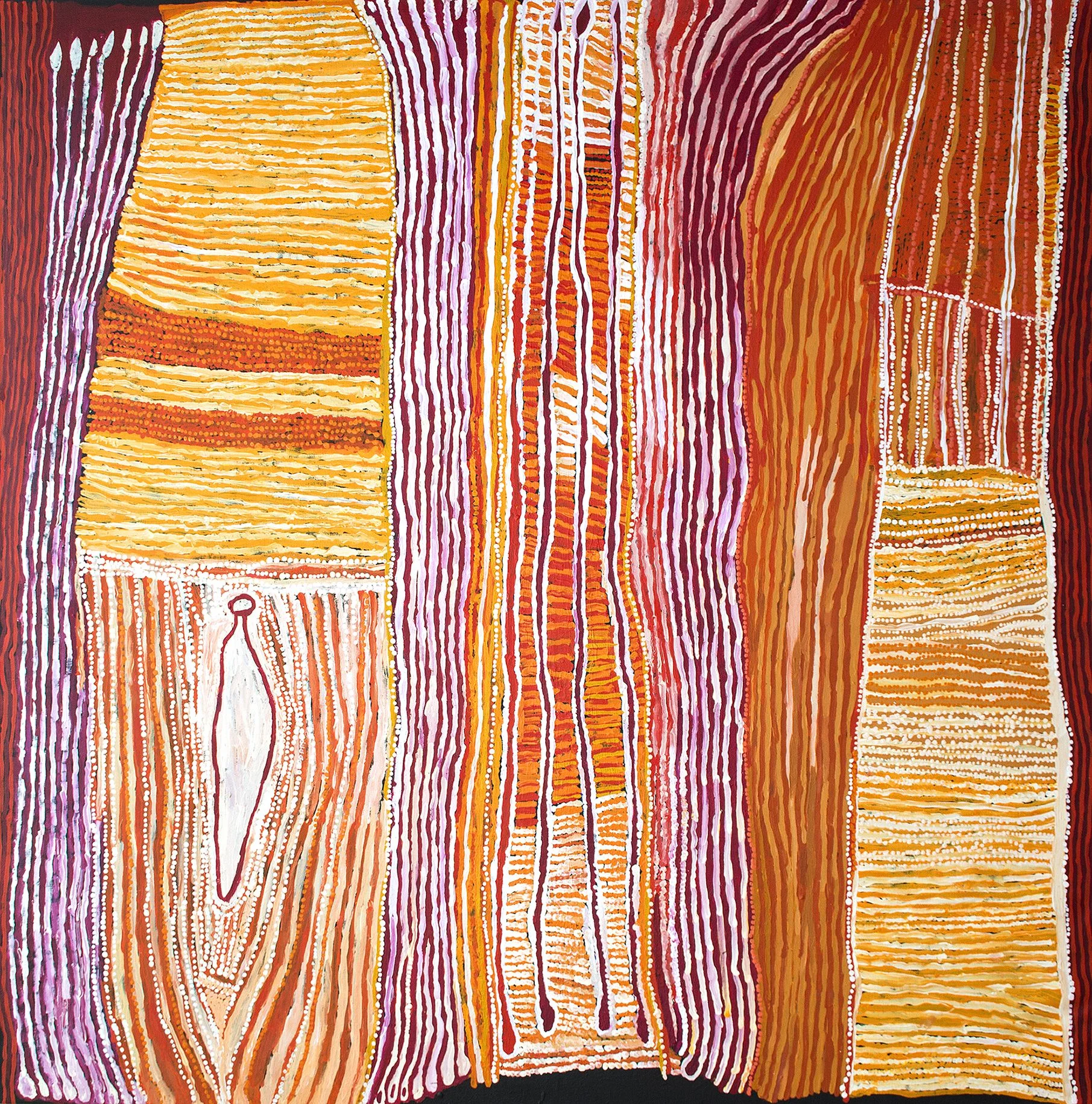 Un grand chasseur Aborigène, maître de l’abstraction