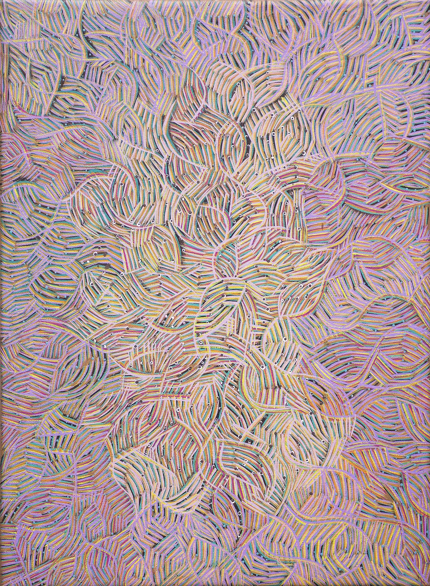 Eva Nargoodah - Bush Flowers - 45x60cm - 333/17 (sold)