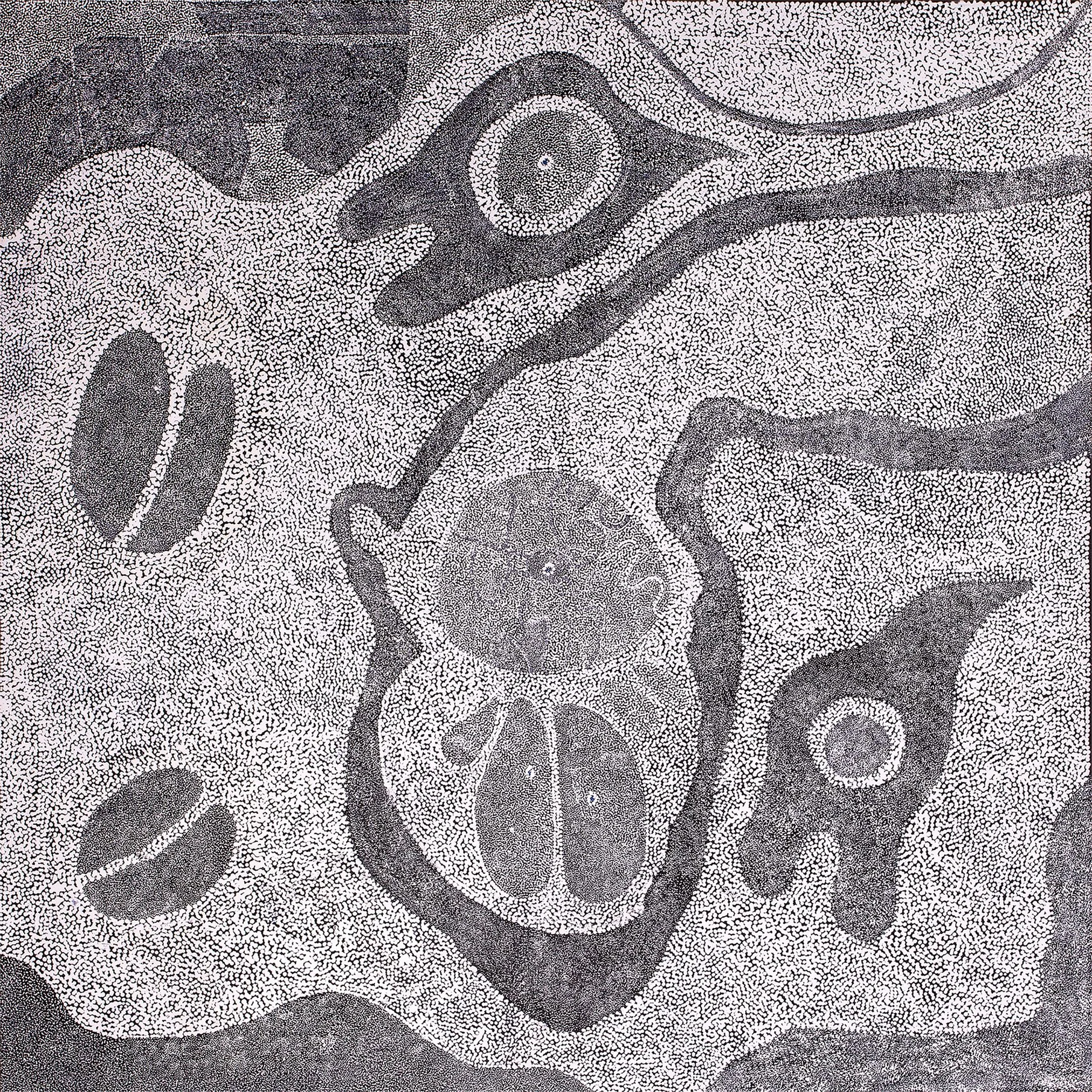 Matjangka Norris Nyukana - Ngura Pilti - 197 x 197 cm - 18-1 (sold)