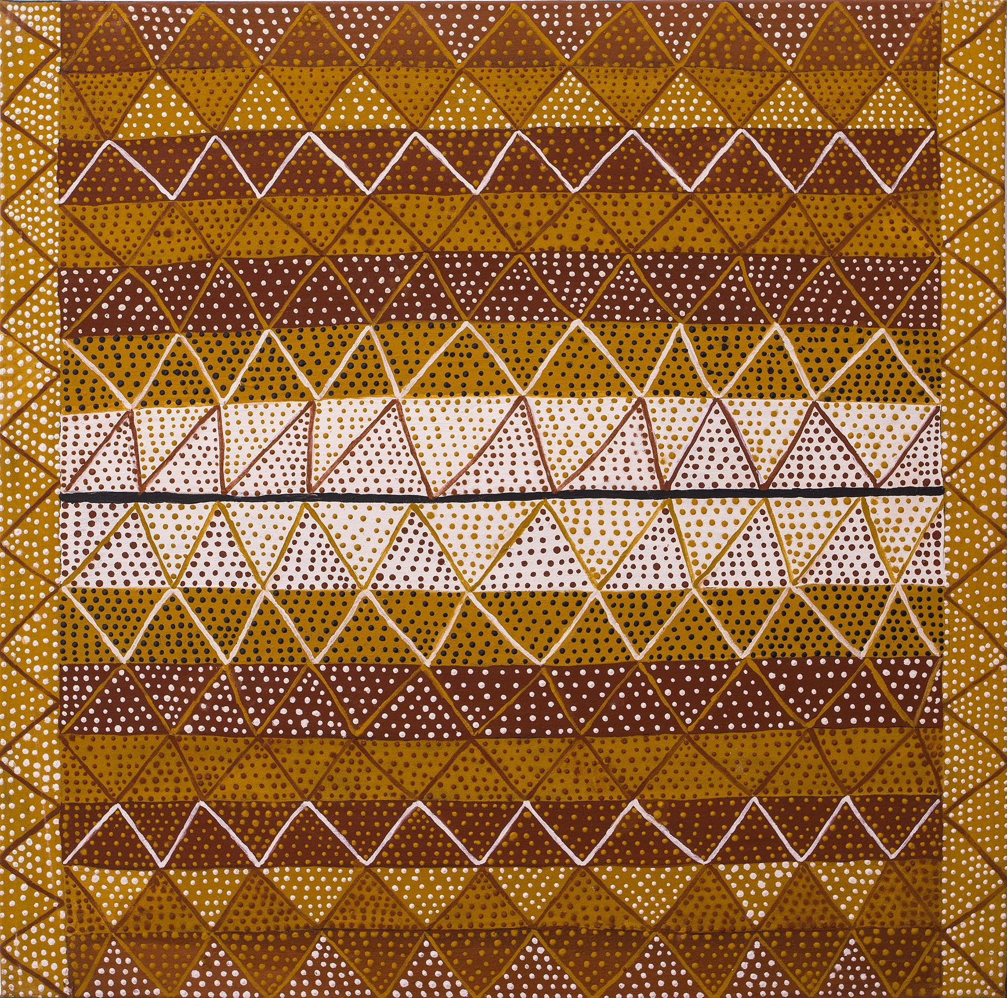 Jacinta Lorenzo - Pumpuni Jilamara - 90 x 90 cm (sold)