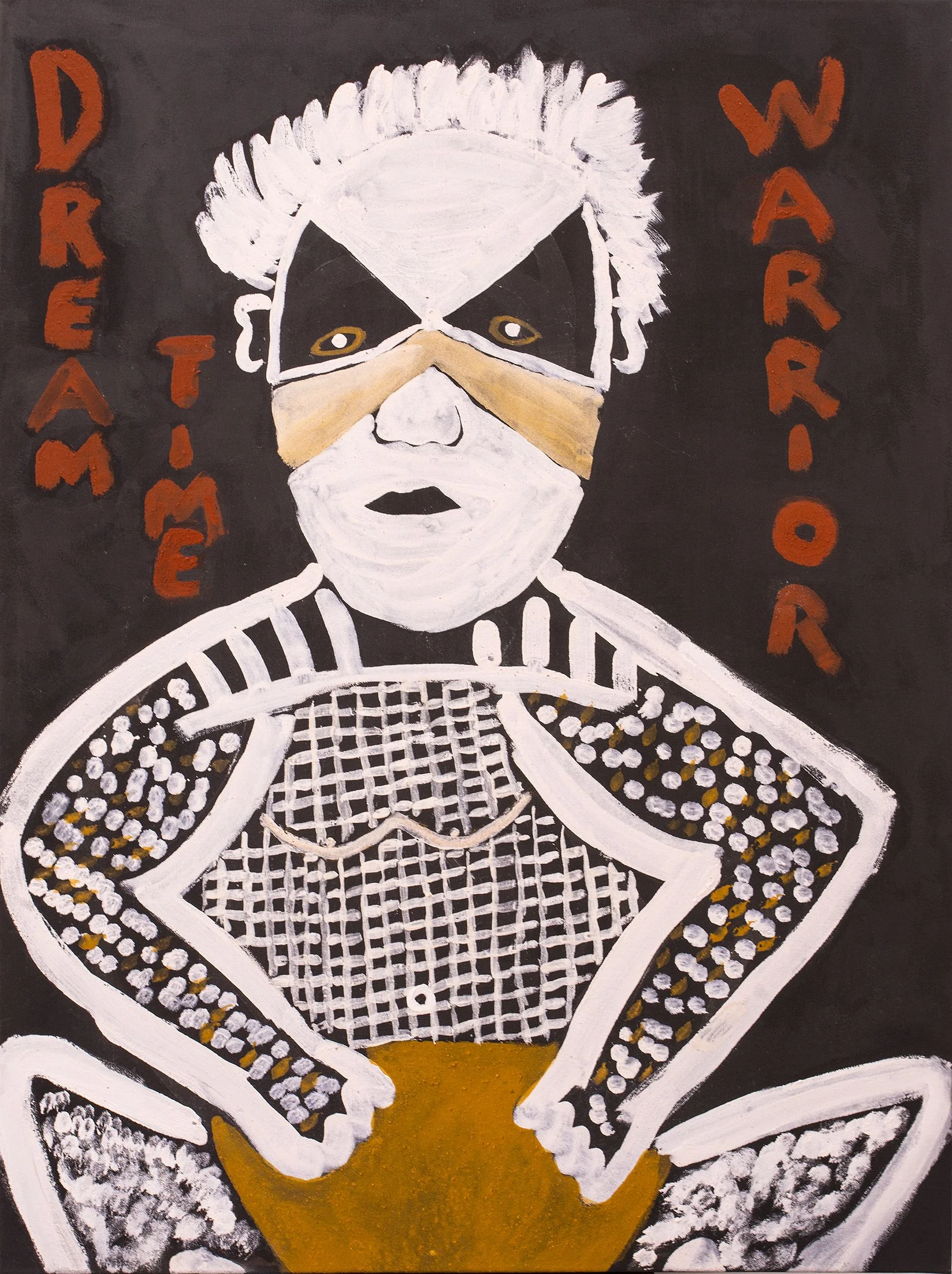 Johnathon Bush - Dream Time Warrior - 120 x 90cm - 311-17