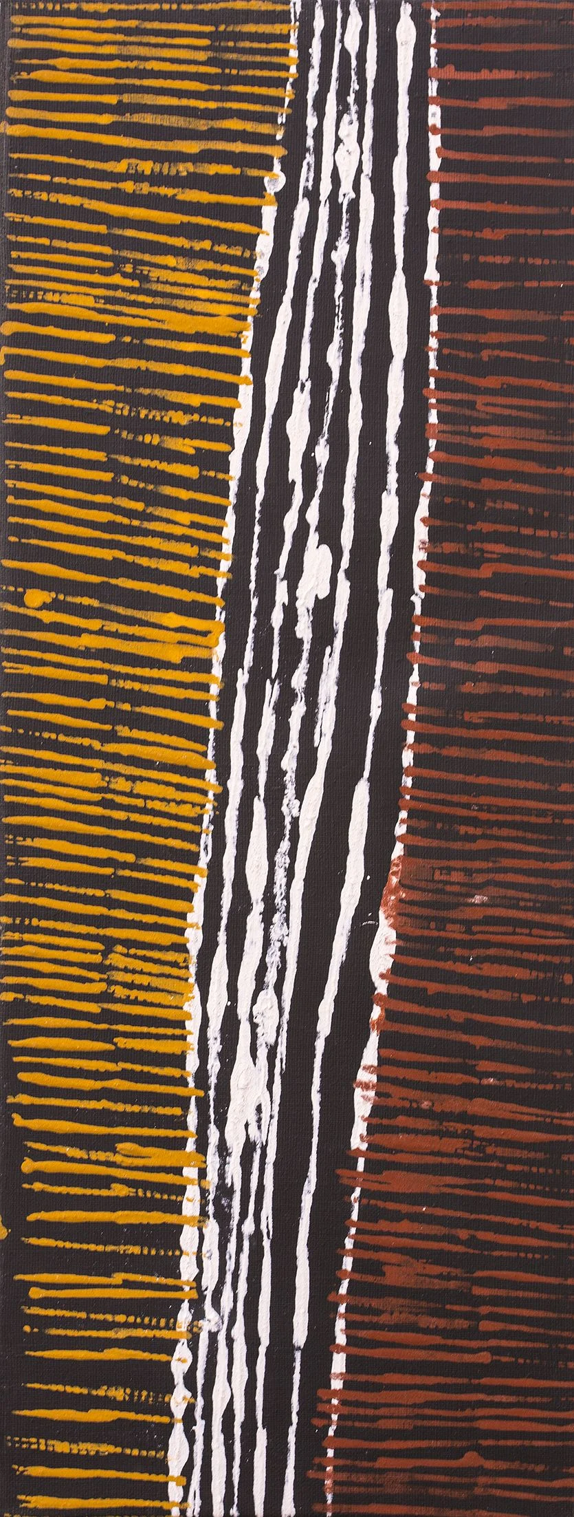 Conrad Kamilowra Tipungwuti - Pakitiringa IV (rain) - 80 x 30 cm - 99-17 (sold)