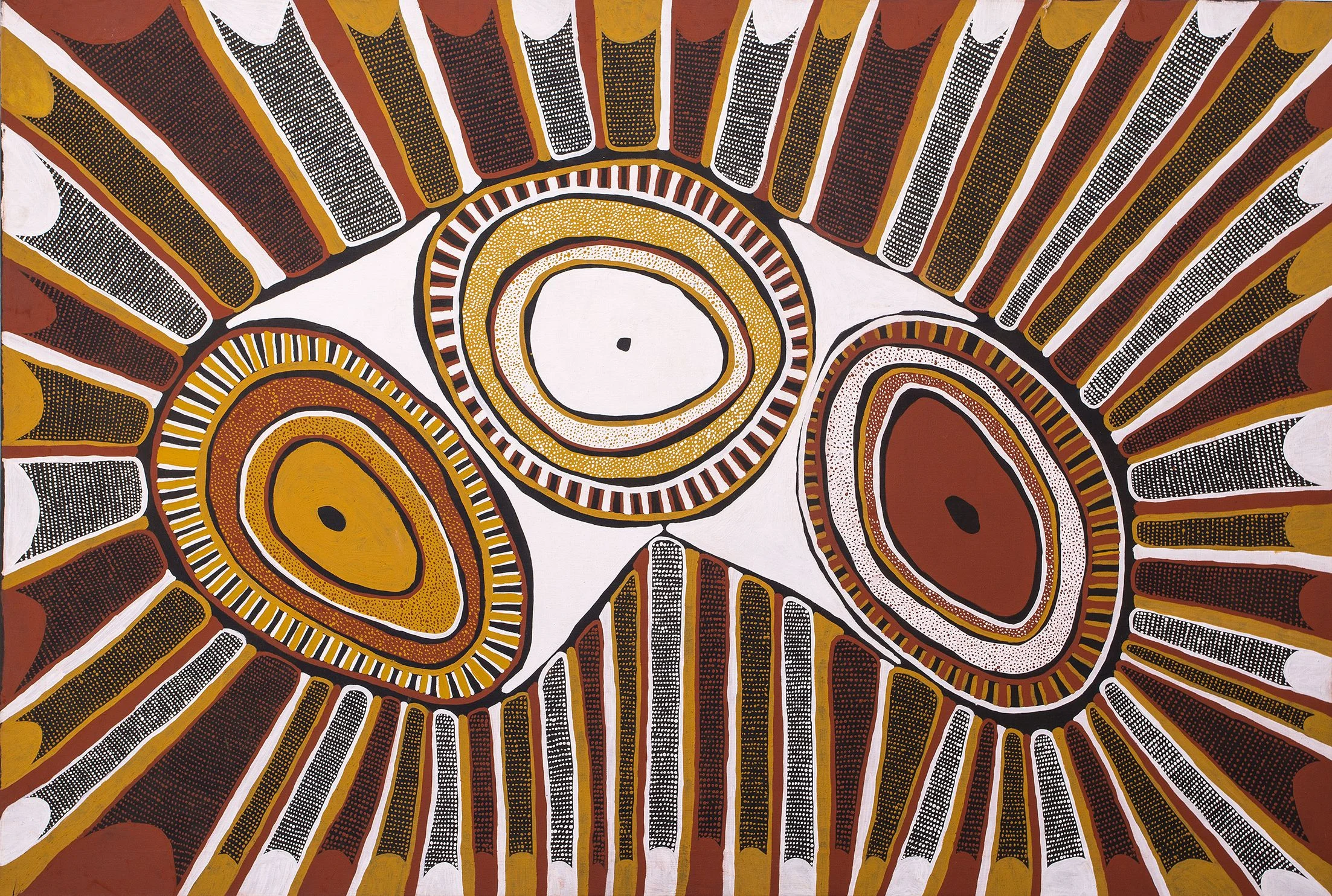 Lydwina Puruntatameri - Kulama Design - 180 x 120 cm - 16-207 (sold)