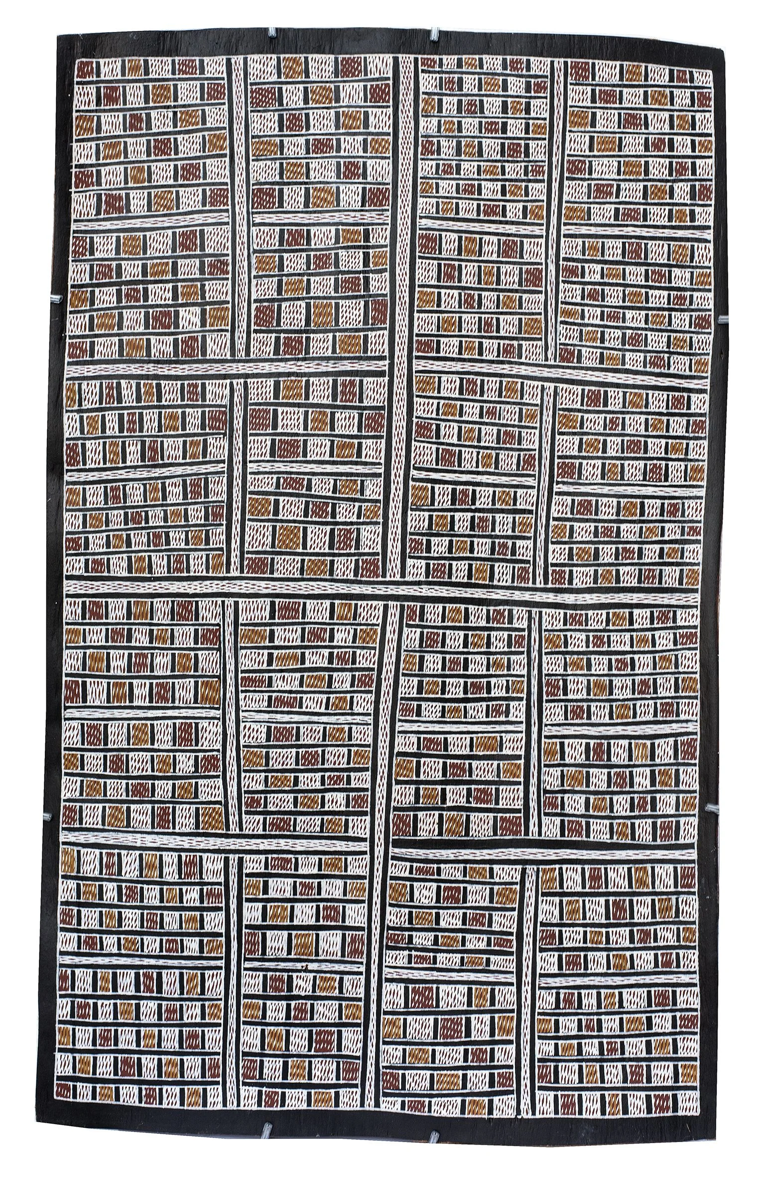 Djawuluku Munuŋgurr - Djapu Design - 77 x 48 cm - 1607-18 (sold)