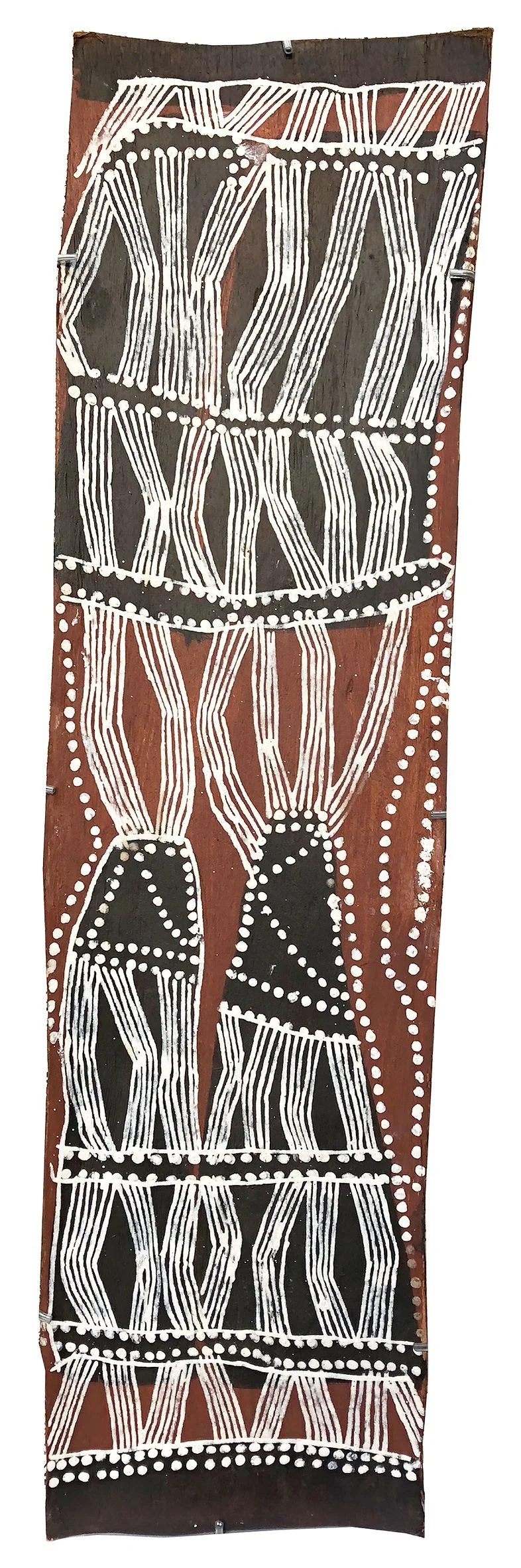 Noŋgirrŋa Marawili - Lightning - 98 x 27 cm - 6300-17 (sold)