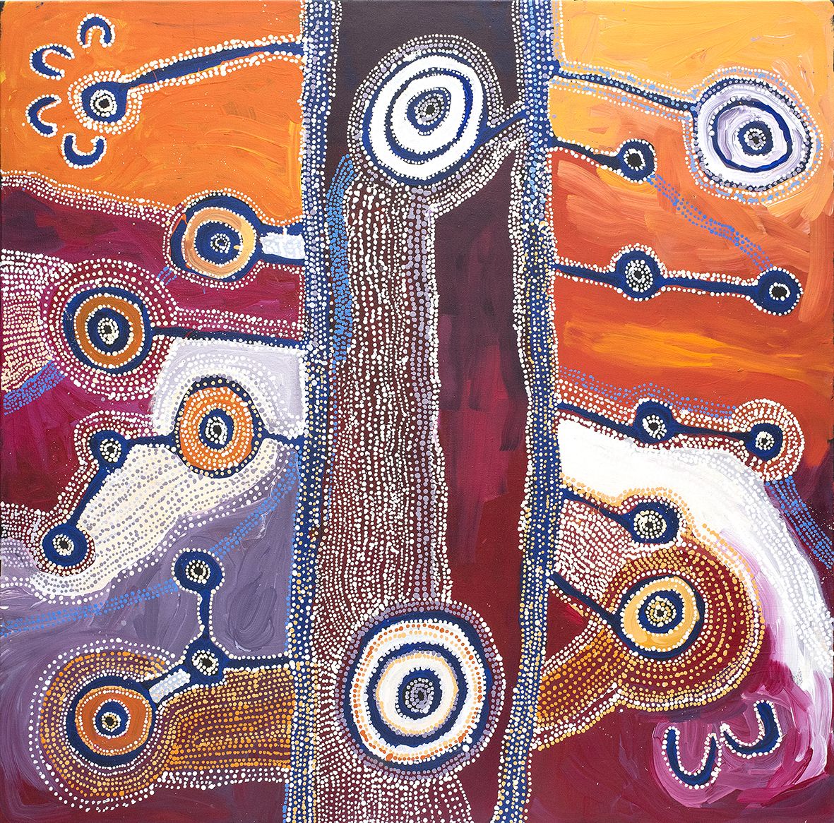 Tuppy Ngintja Goodwin - Antara - 150cm x 150cm - 570-17 (sold)