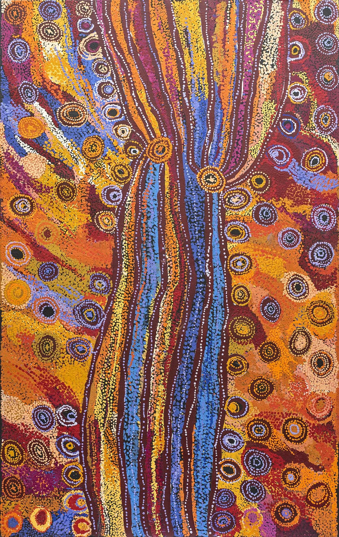 Wawiriya Burton - Ngayuku ngura - My Country - 198cm x 122cm - 576-17