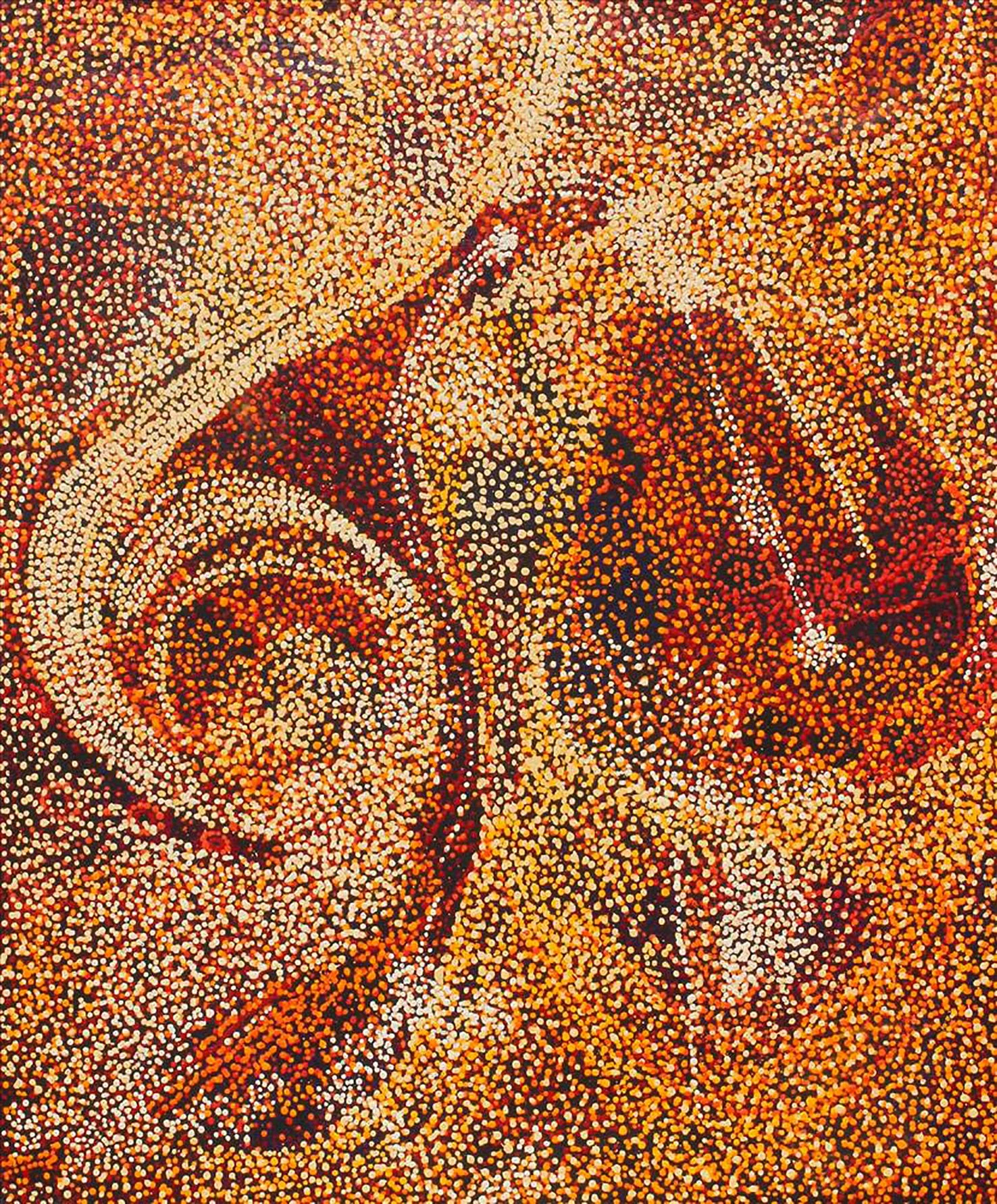 Nyunmiti Burton - Ngayuku ngura - My Country - 122cm x 102cm - 498-18 (sold)