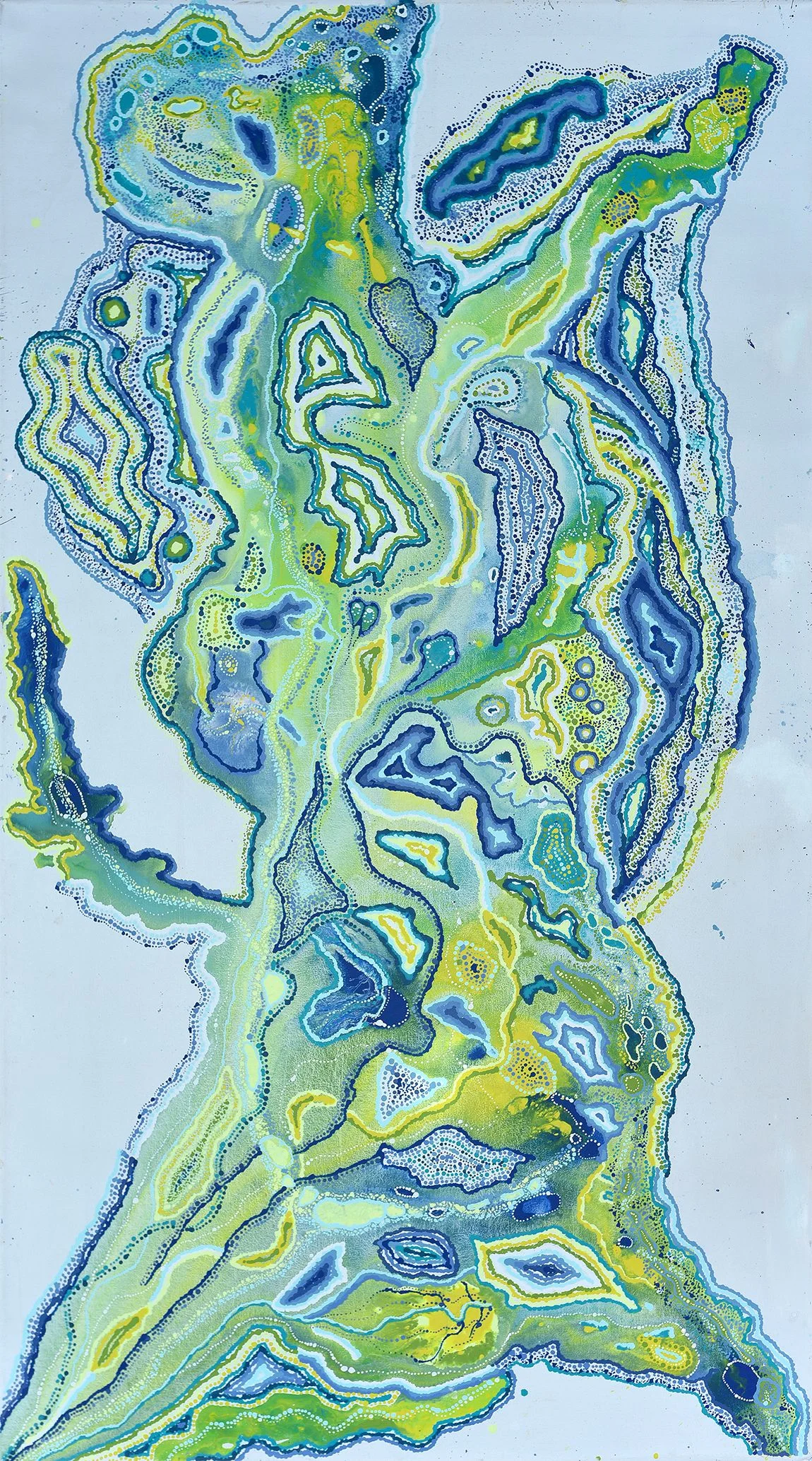 Michelle Lewis - Ngayuku mamaku ngura ini Makiri - 180cm x 100cm - 241-18