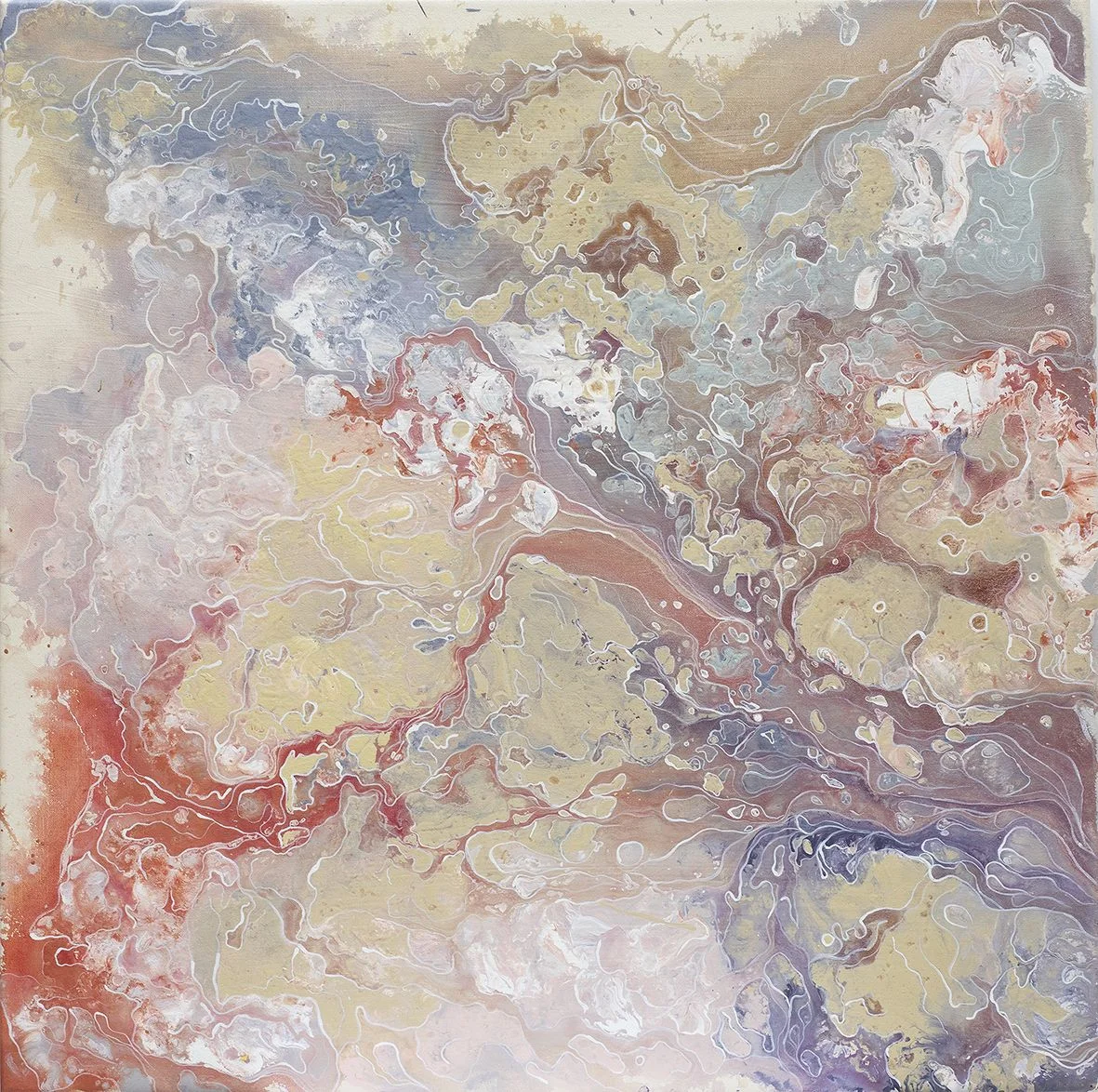 Janice Stanley - Pantu (Salt lake) - 80cm x 80cm - 436-18 (sold)