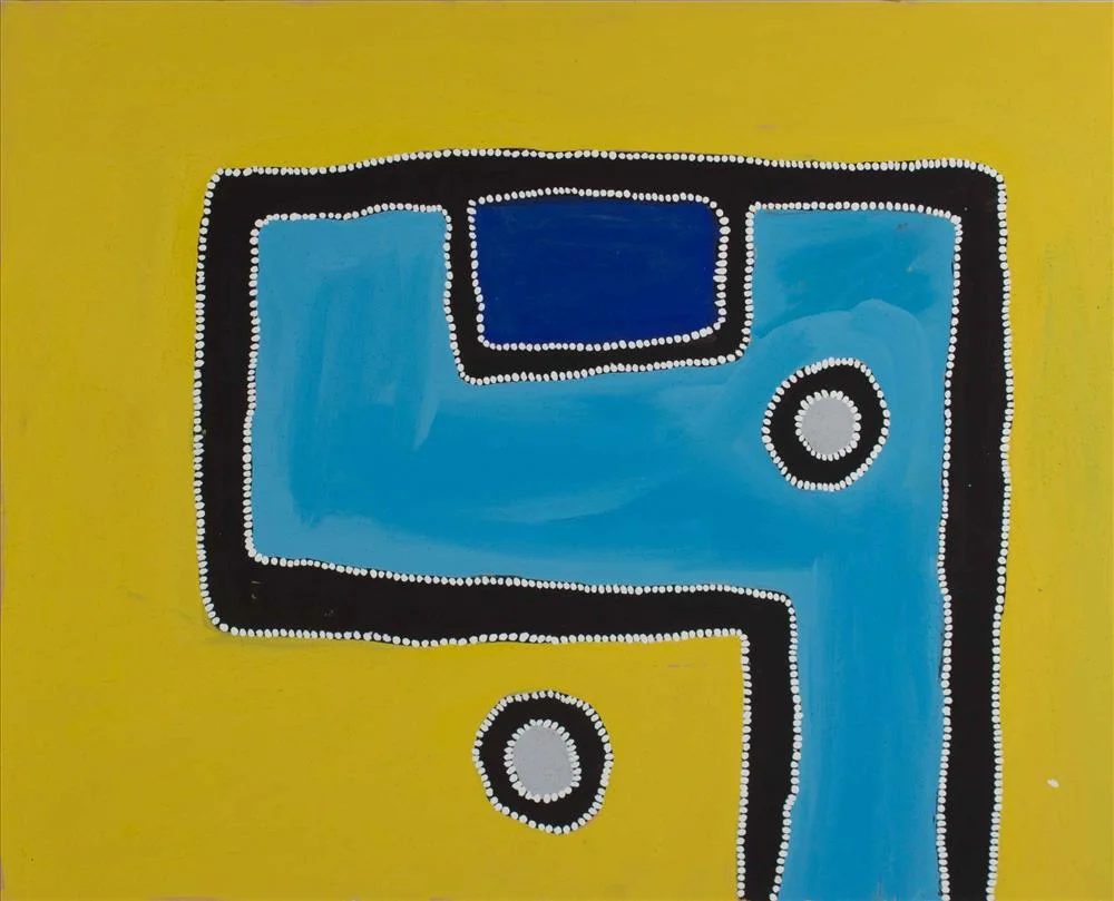 Rammey Ramsey - WARLAWOON COUNTRY - 100 x 80 cm - JA189/08 (sold)