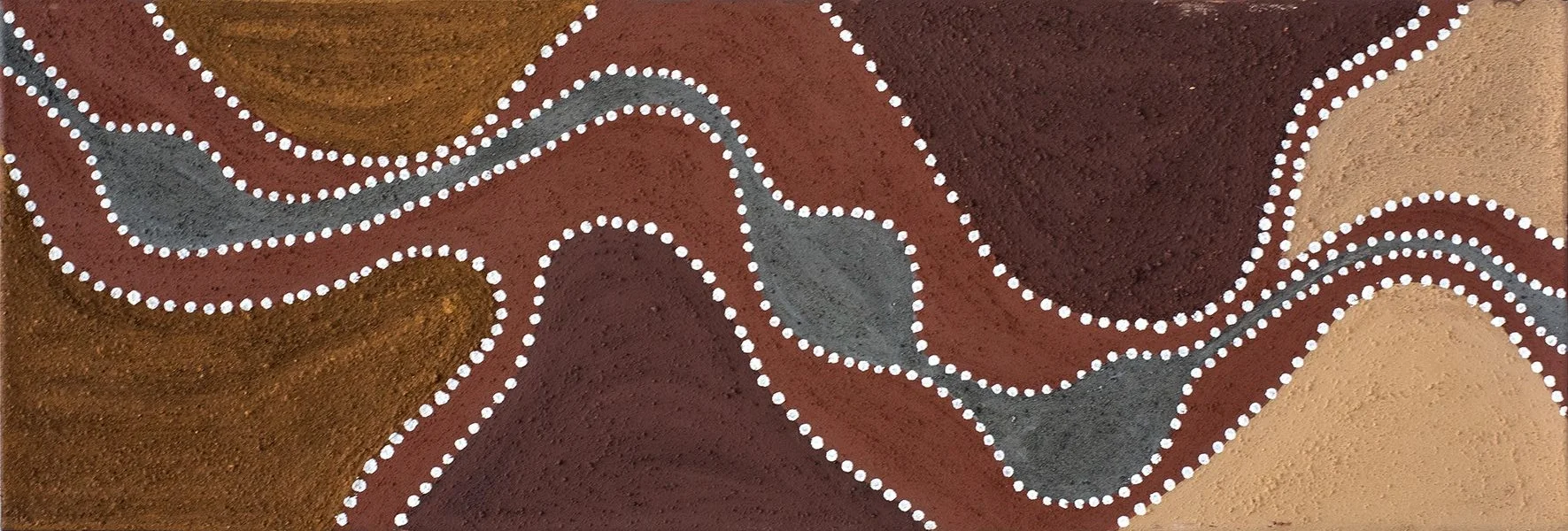 Charlene Carrington - Texas Rock Hole - 90 x 30 cm - 251/18 (sold)