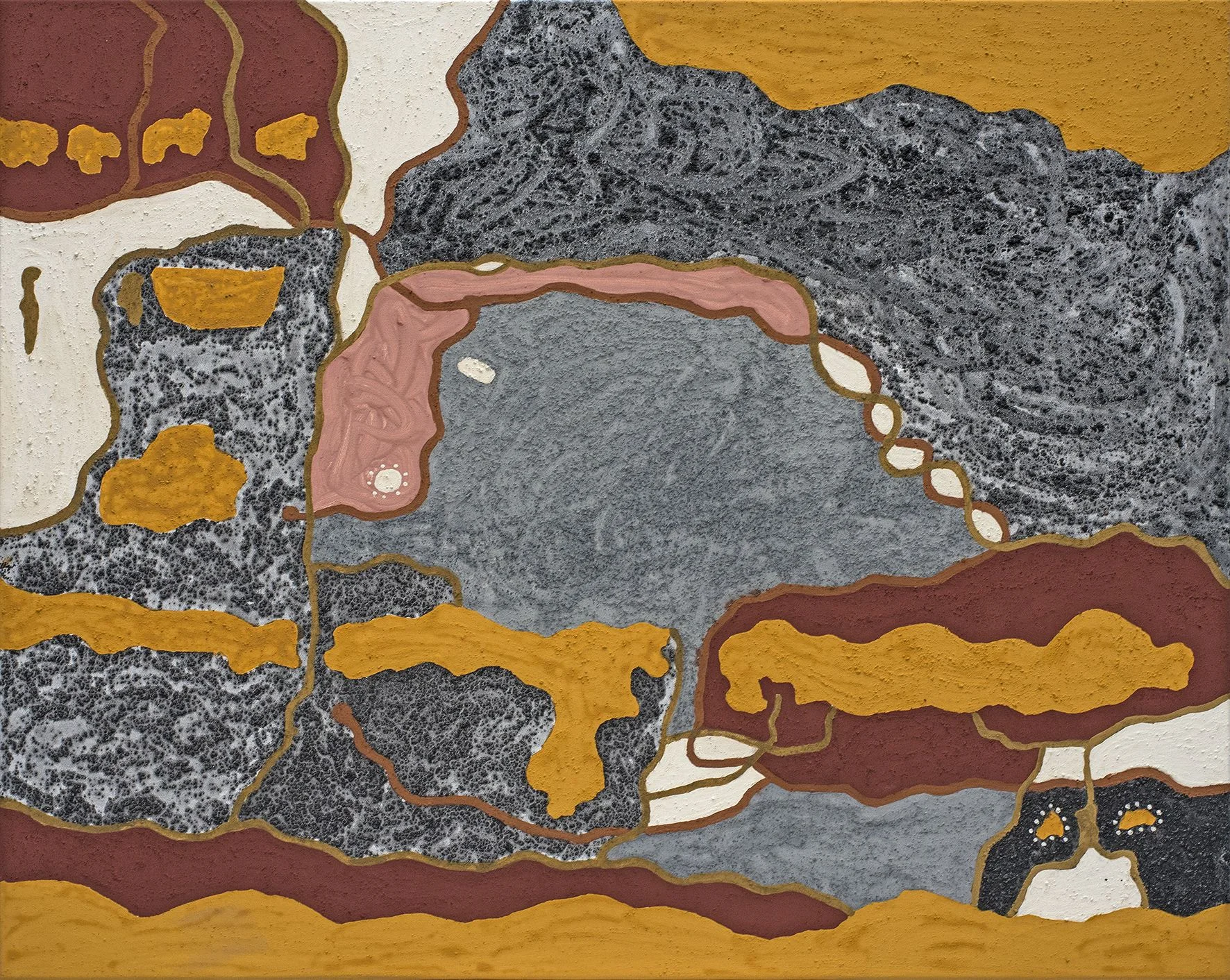 Lindsay Malay - My Ganggayi Country - 100 x 80 cm - 356/18 (sold)