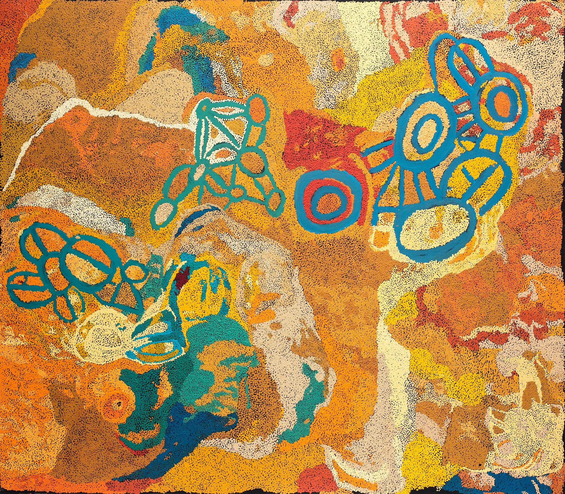 Tjaruwa Woods - Kamanti - 230 x 200 cm - 19-9 (sold)