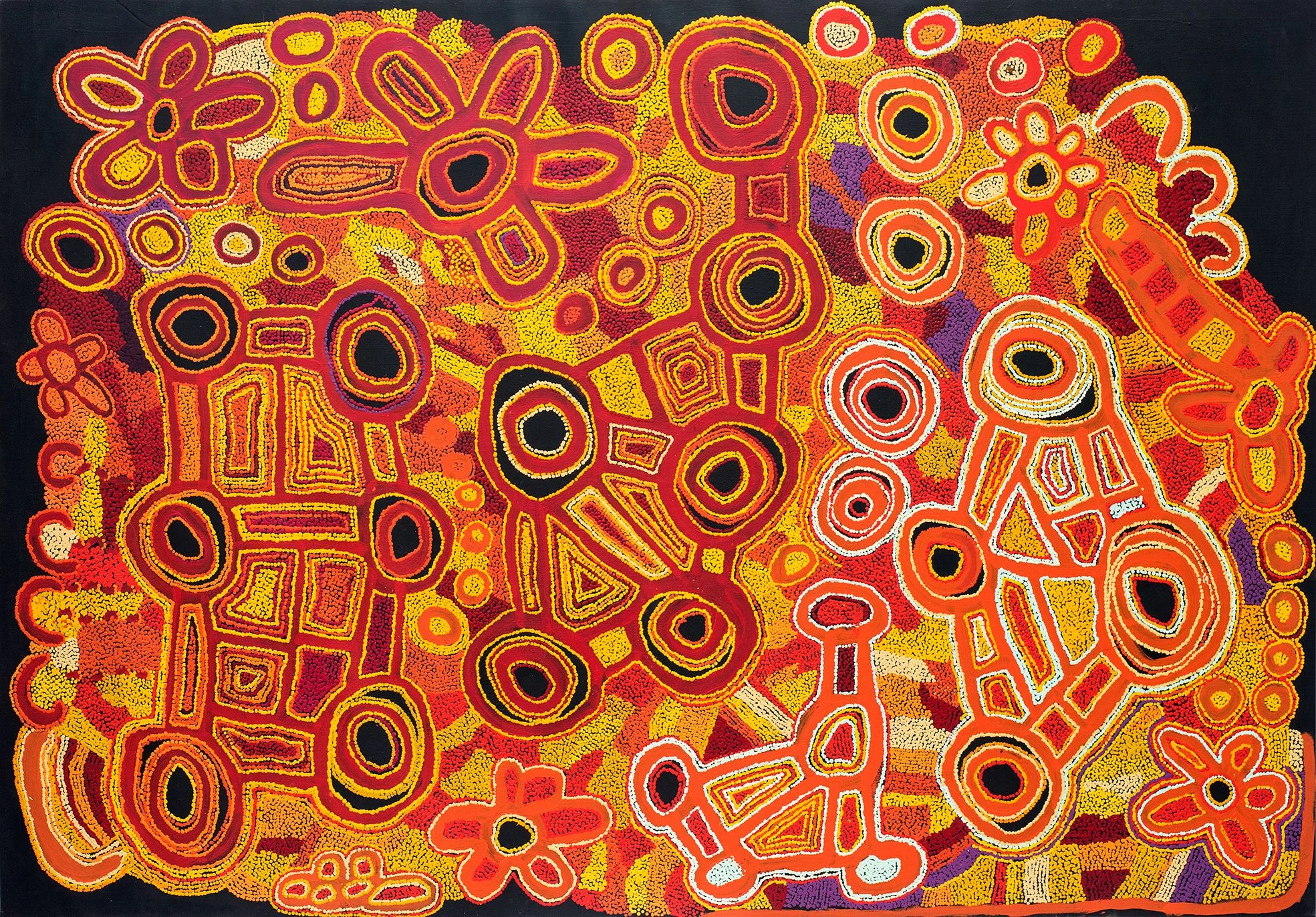 Ngalpingka Simms - Kungkarungkalpa - 200 x 137 cm - 19-11