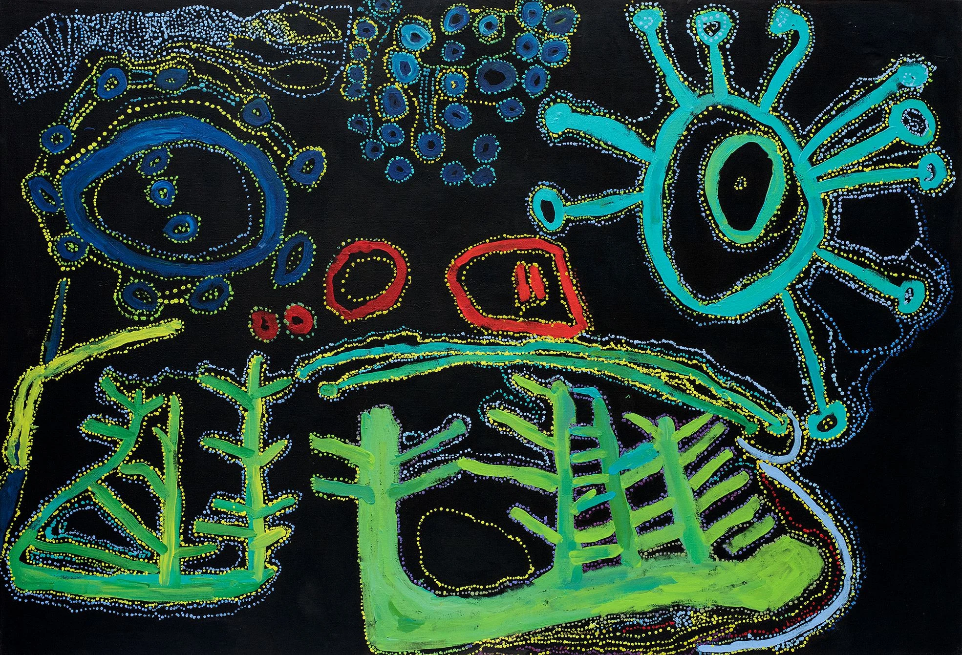 Lawrence Pennington - Mitunya munu Nyuman - 200 x 137 cm - 19-13 (sold)