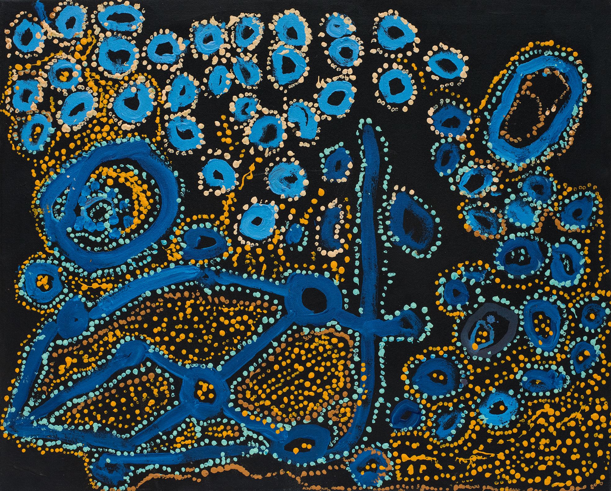 Lawrence Pennington - Pukara - 75 x 60 cm - 19-28 (sold)