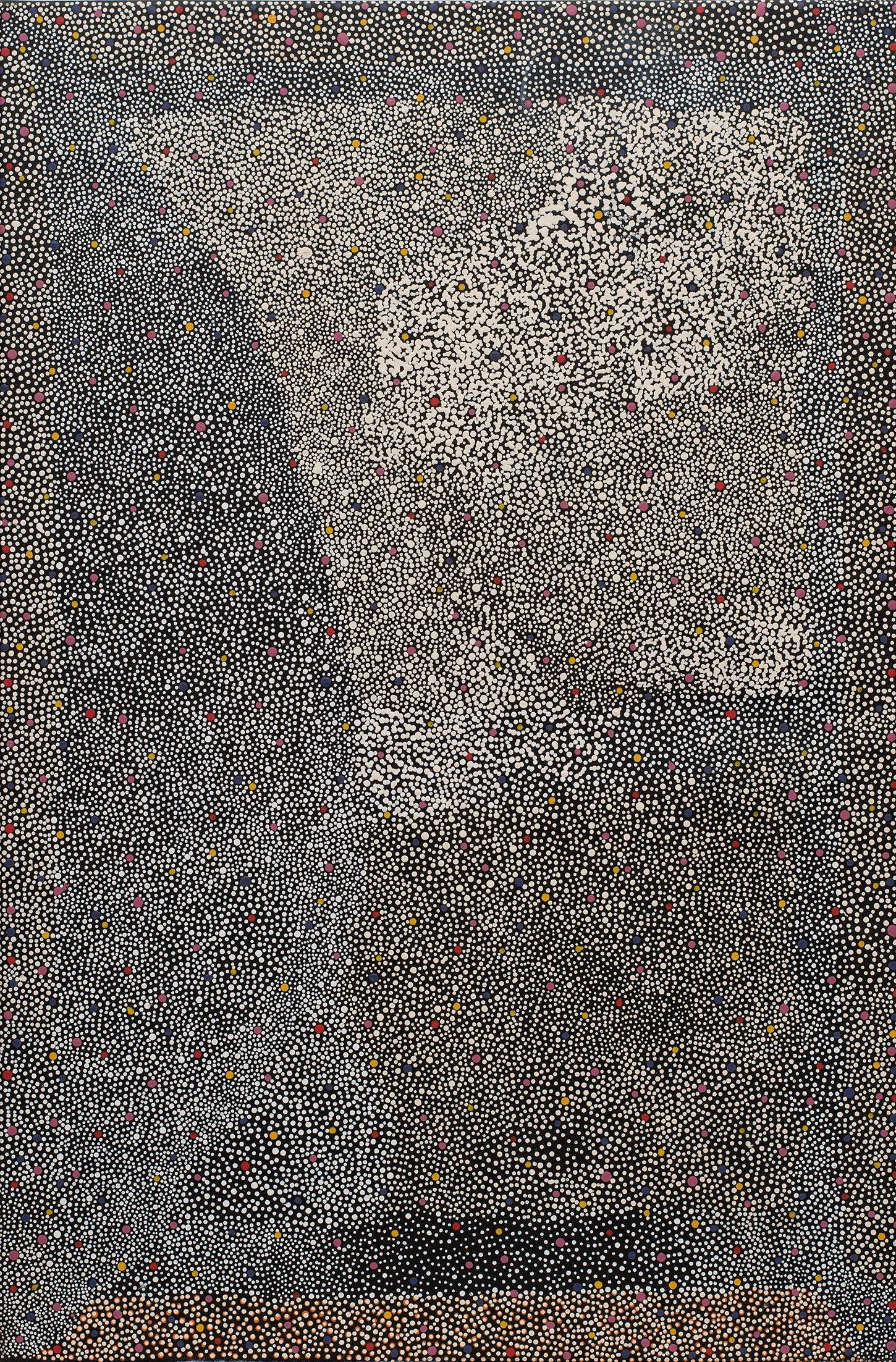 Elizabeth Mbitjana, Bush Plum, 2010, 10K130, 60x90cm (sold)