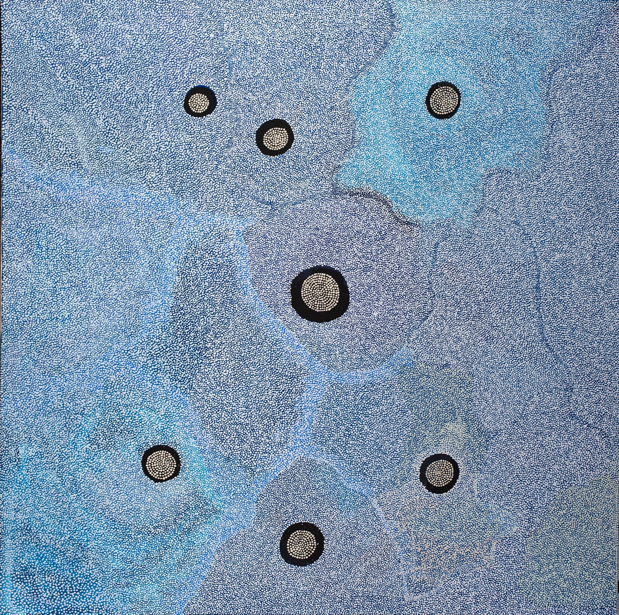 Ingrid Treacle - Kungkarangkalpa - Seven Sisters - 200 x 198 cm - 19-371 - peinture Aborigène