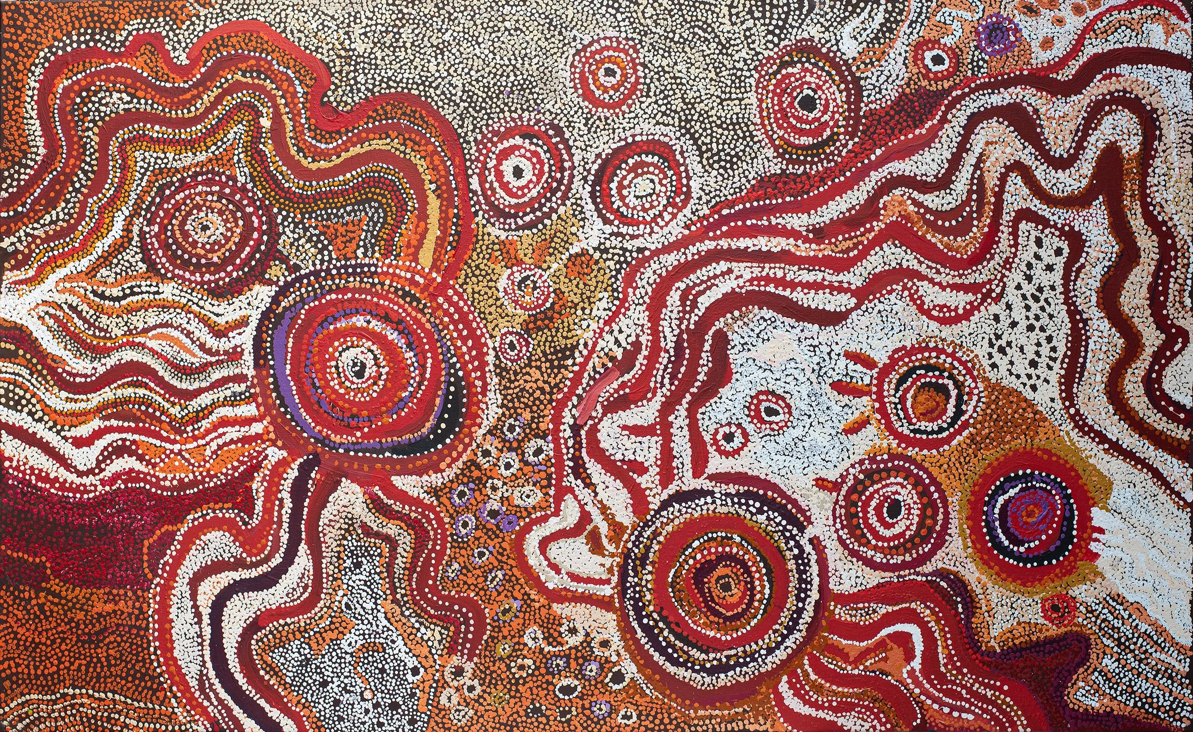 Manyitjanu Lennon - Mamungari 'nya - 200 x 122 cm - 17-339
