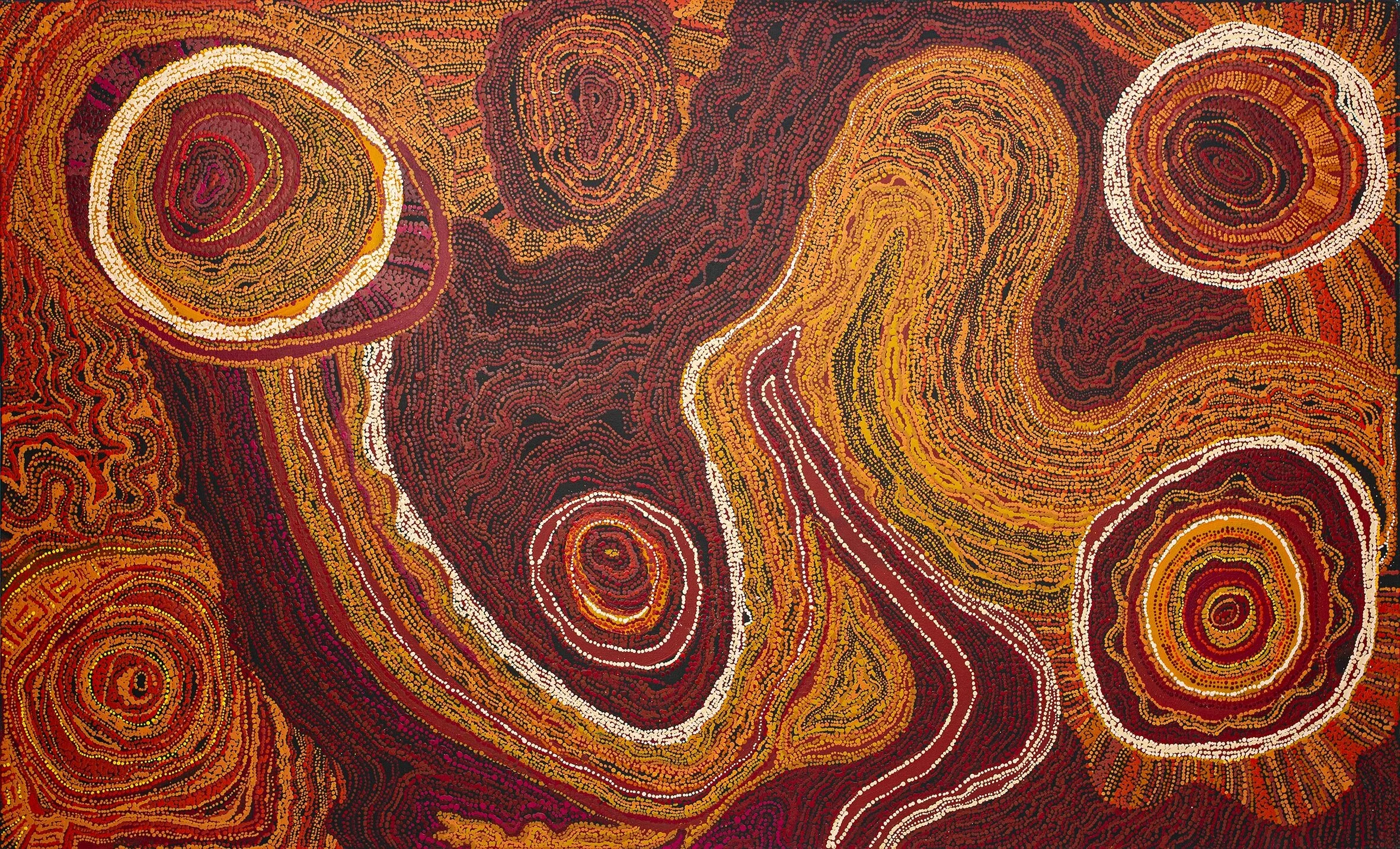 Elizabeth Dunn - Piltati, Elizabeth Dunn's story - 202 x 122cm - 422-19