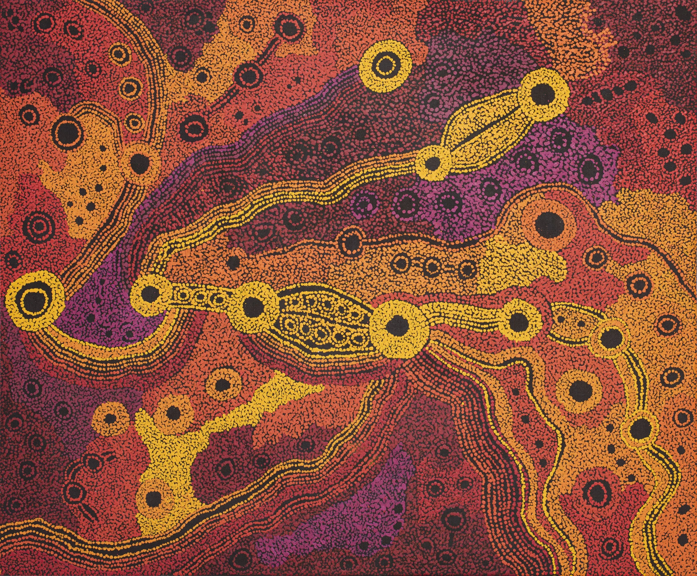 Sandra Ken - Seven Sisters - 121 x 100 cm - 287-20 (sold)