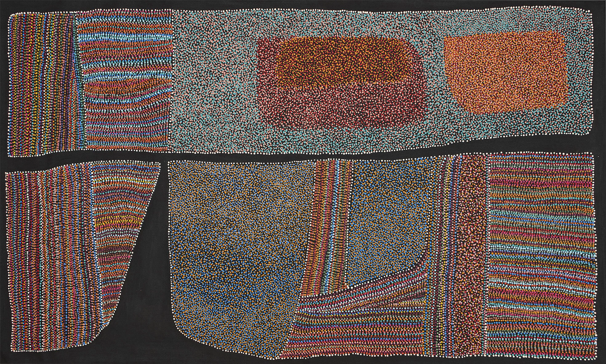 Nyayati Stanley Young - Patilpa Tjukurpa - 151 x 91cm - 20-448 - peinture aborigene
