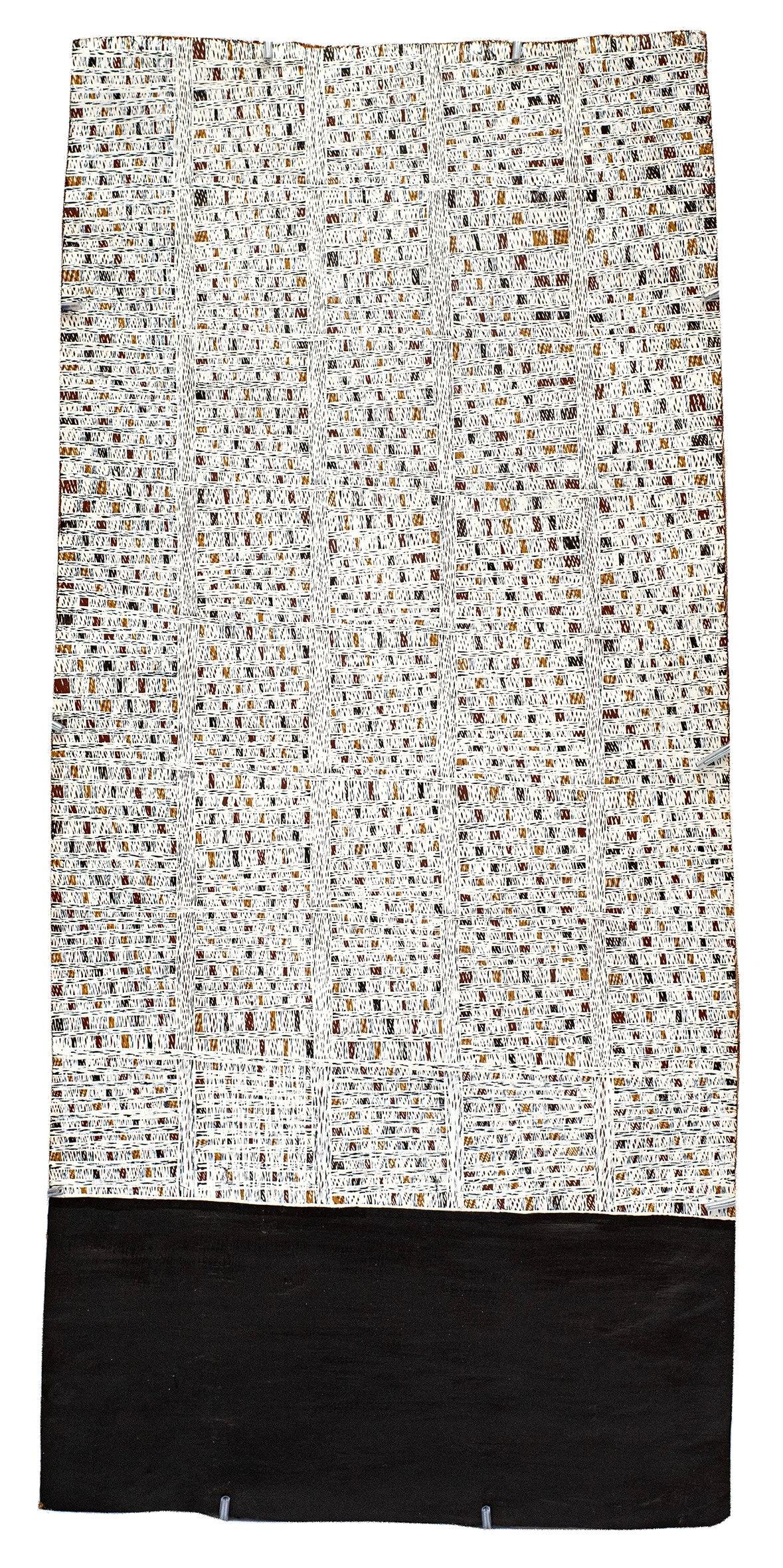 Ḏirrpu Marawili - Djapu black square - 93 x 44 cm - 2069-21 (sold)