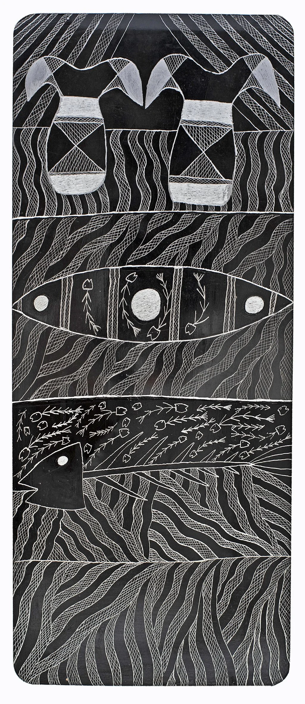 Bandarr Wirrpanda - Yiŋapuŋapu - 120 x 50 cm - 1019-21