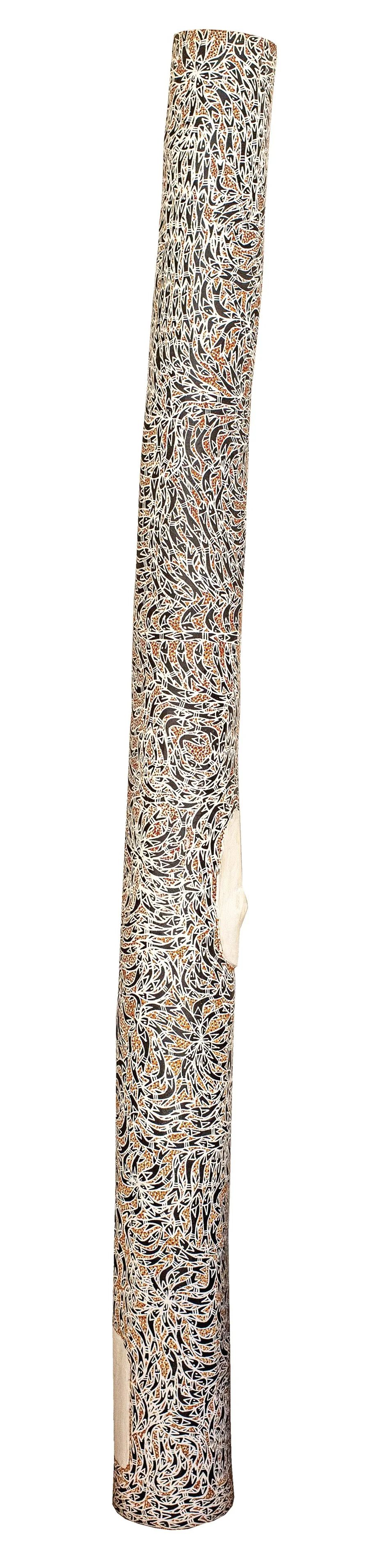 Wukun Wanambi - Bamarruŋu - 210 x 17cm - 3059Y - Larrakitj (sold)