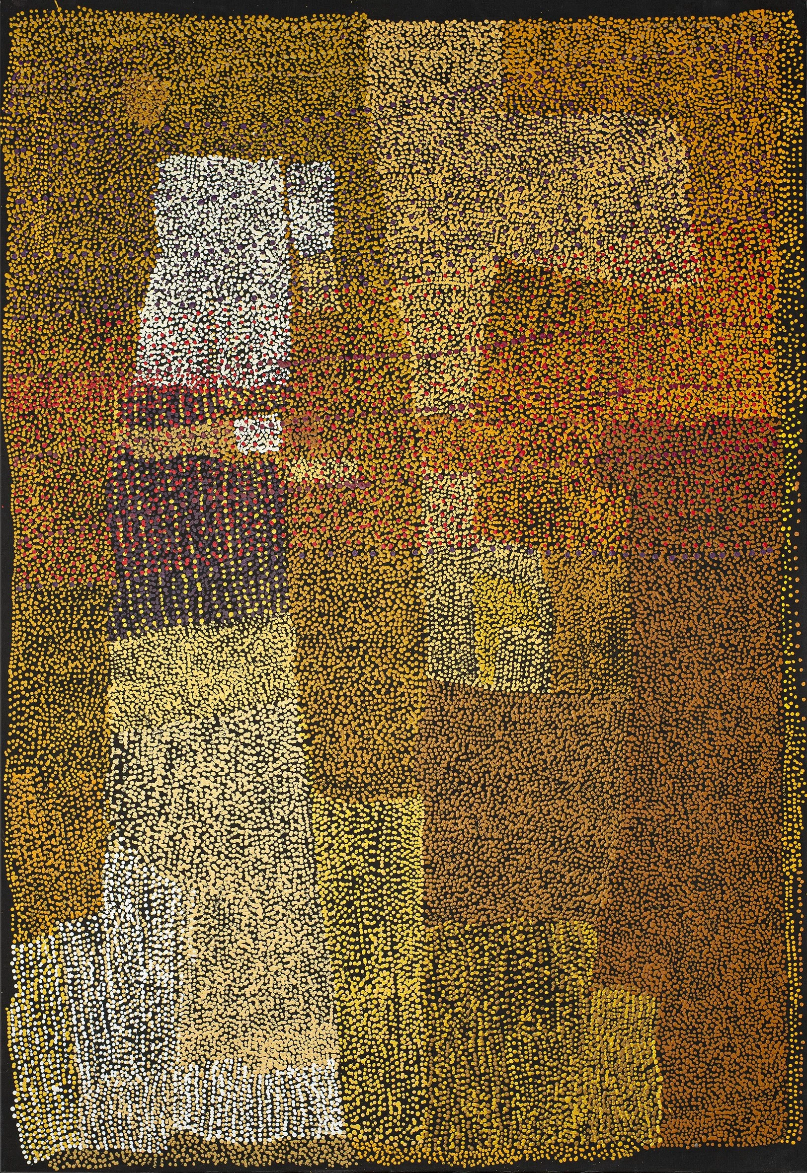 Patju Presley - Kultukira - 200 x 137 cm - 18-177 - art aborigène
