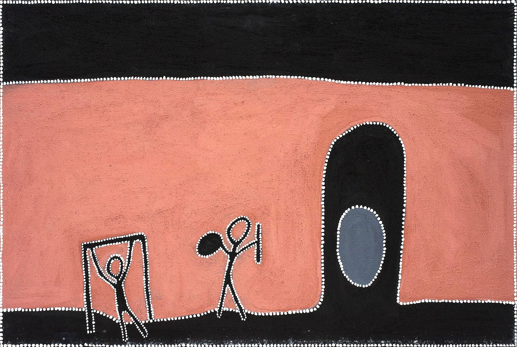 Ms P. Thomas - Cave Burial - 120 x 90 cm - JA170/02
