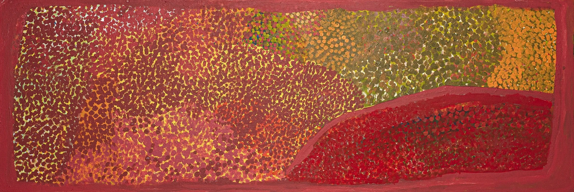 Aboriginal_art_Mrs Rawlins  - Yimirri - 180 x 60 cm - 349/14
