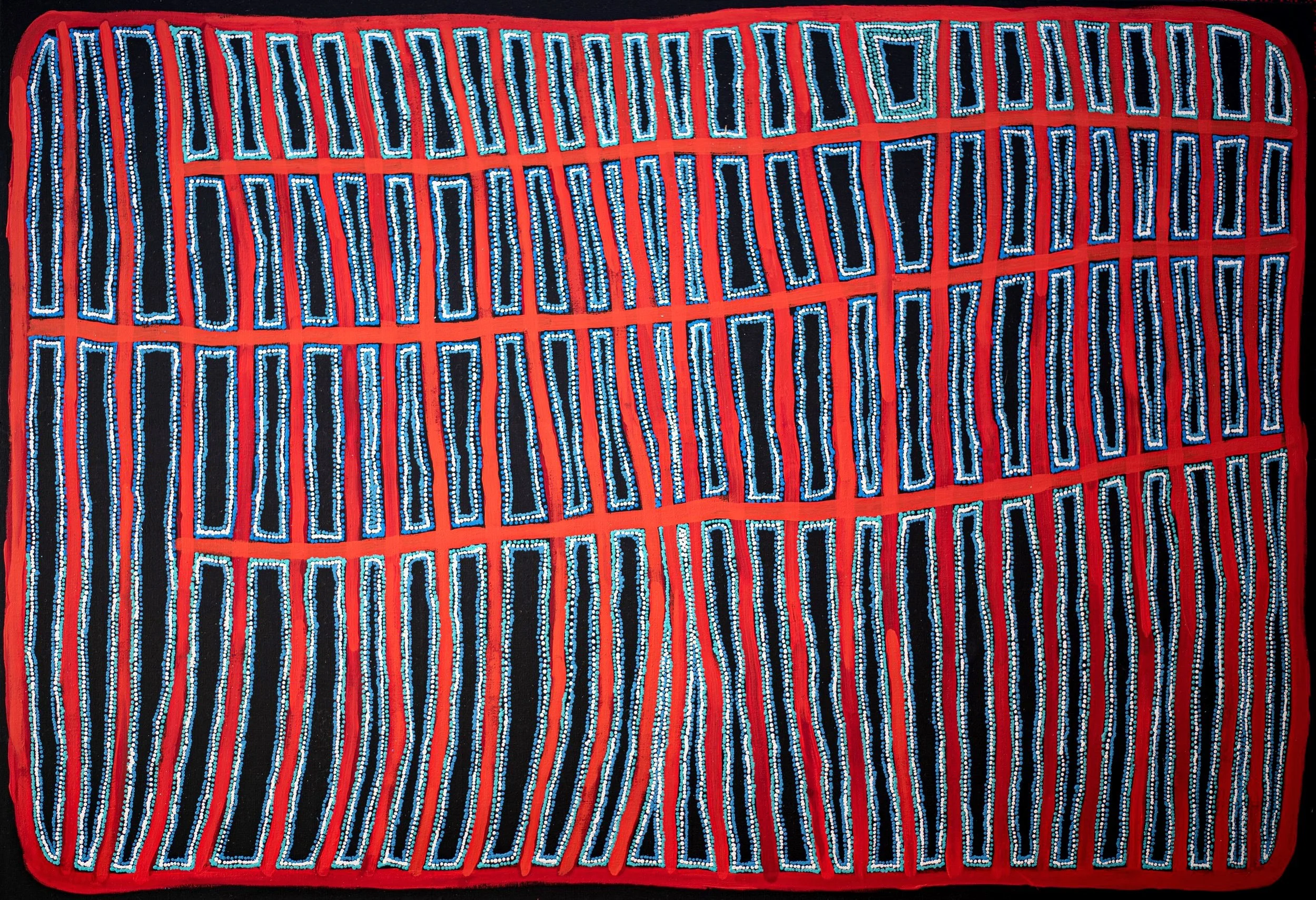 Ian Rictor - Tuwan Dreaming Time story - 200 x 137 cm - 19-451