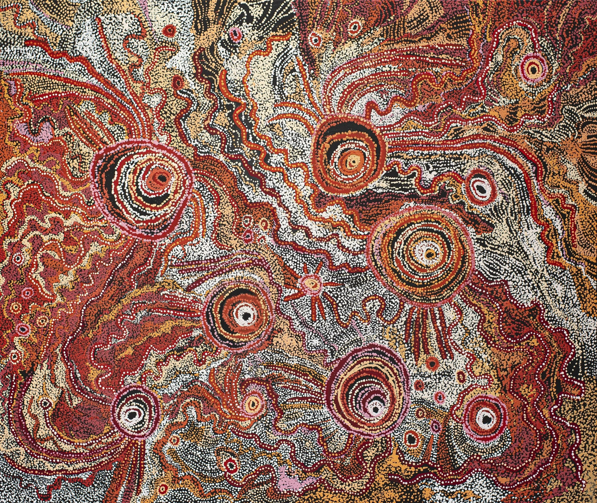 Julie Yatjitja (1969) - Iwantja Tjukitji (Iwantja Soakage) - 198 x 167cm - 444-23