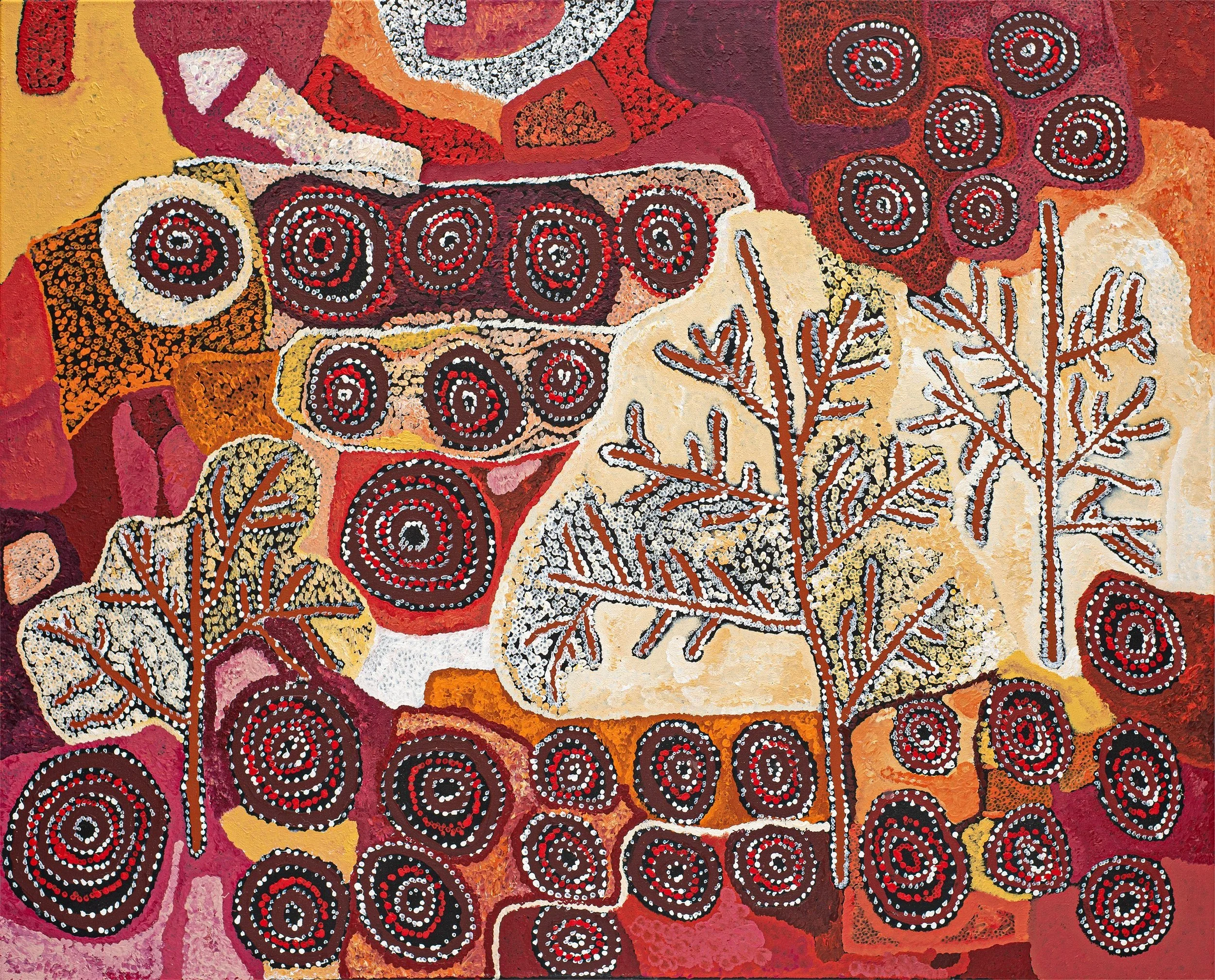 Eric (Mungi)  Barney (1973) - Ngura (Country) - 152 x 122 cm - 192-23
