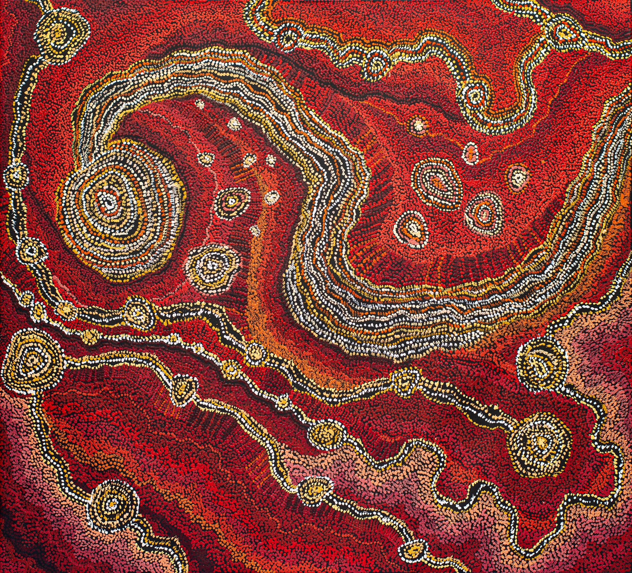 Trisha Singer - Tali Ngura (Sandhill Country) - 167 x 152 cm - 76-25