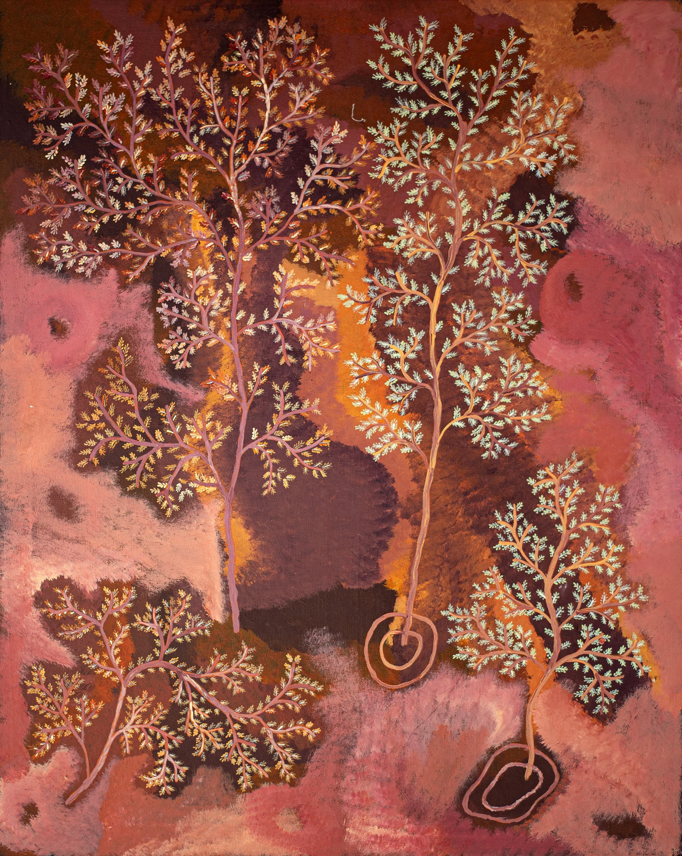 Beverly Downs - Yankunytjatjara Wapar - 152cm x 101cm - 1011-24