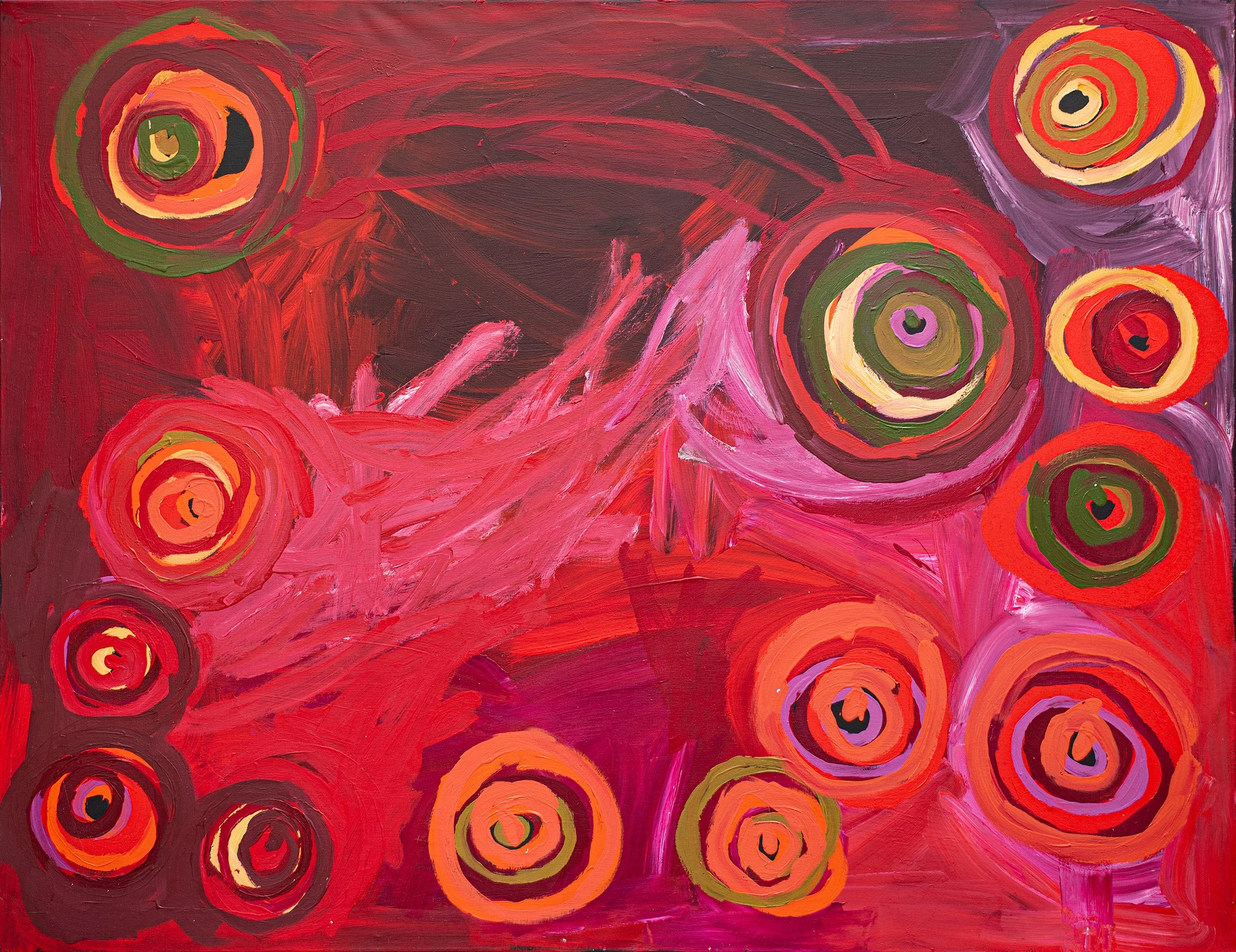 Barbara Moore - Ngayuku ngura - My Country - 198 x 152,5 cm - 304-17