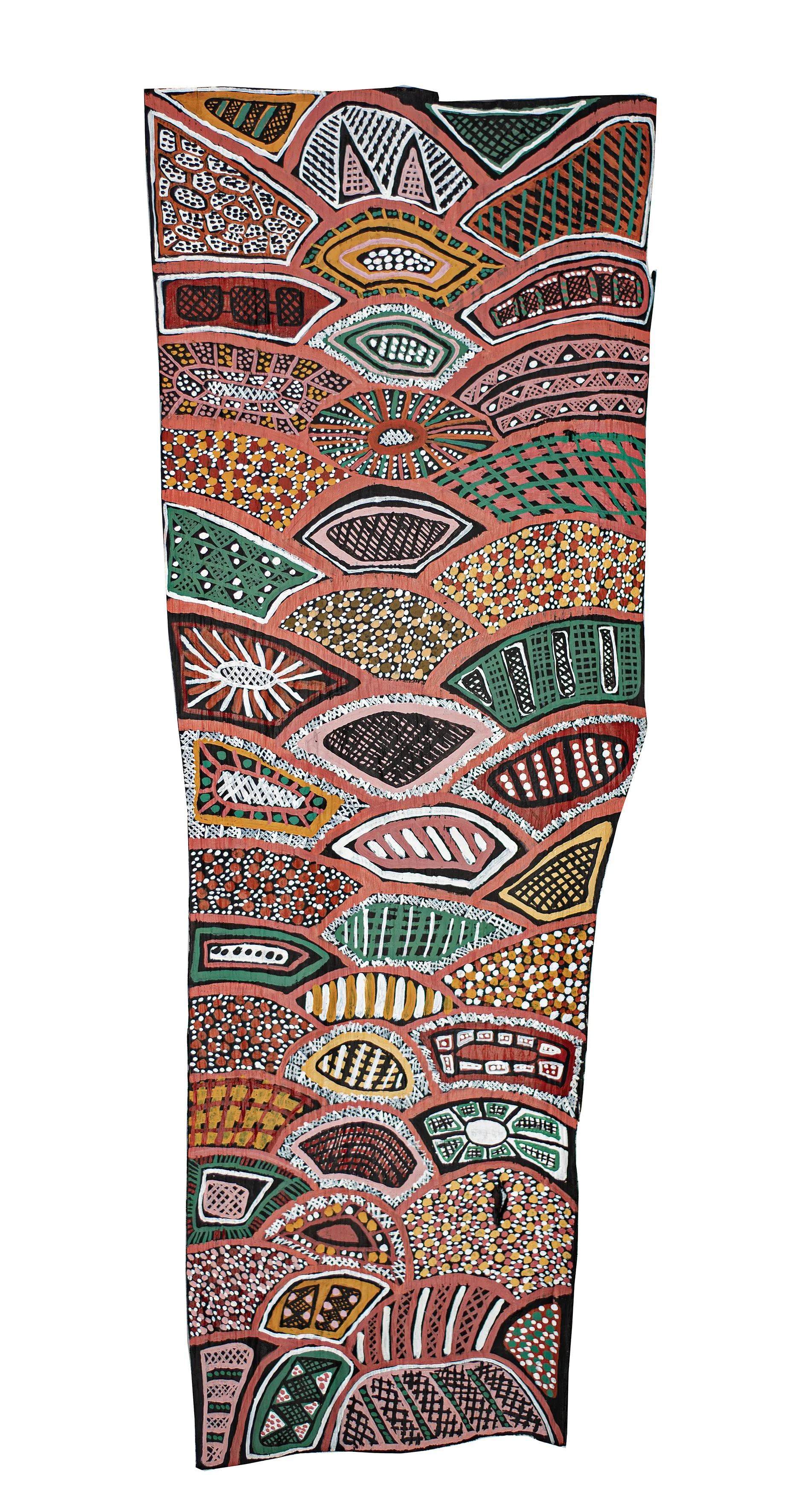 Shirley Puruntatameri (Nee Tipungwuti) - Pupuni Jilamara - 130 x 45 cm - 24-220