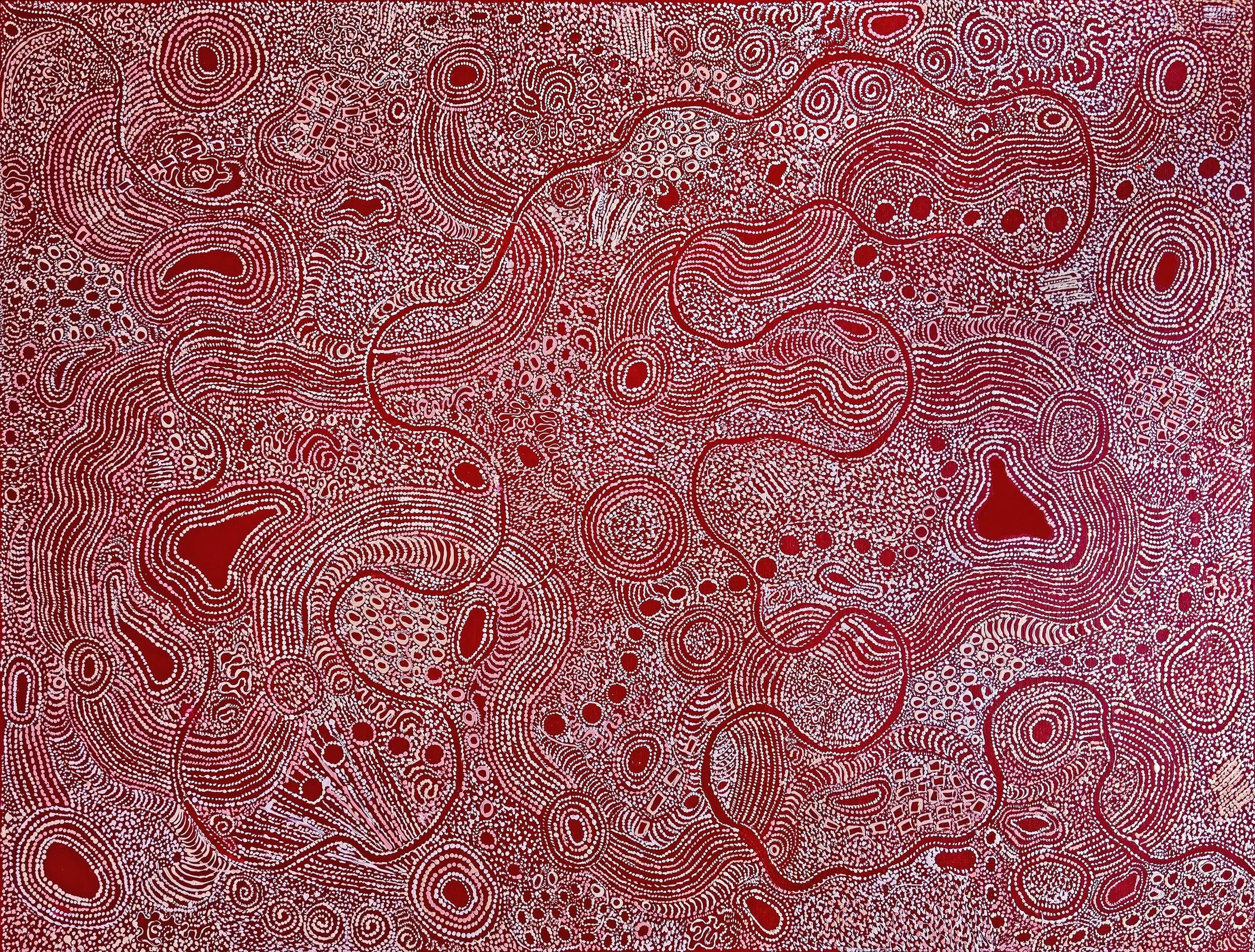 Janie Kulyuru Lewis - Ngayuku ngura - My Country - 201 x 152 cm - 481-23