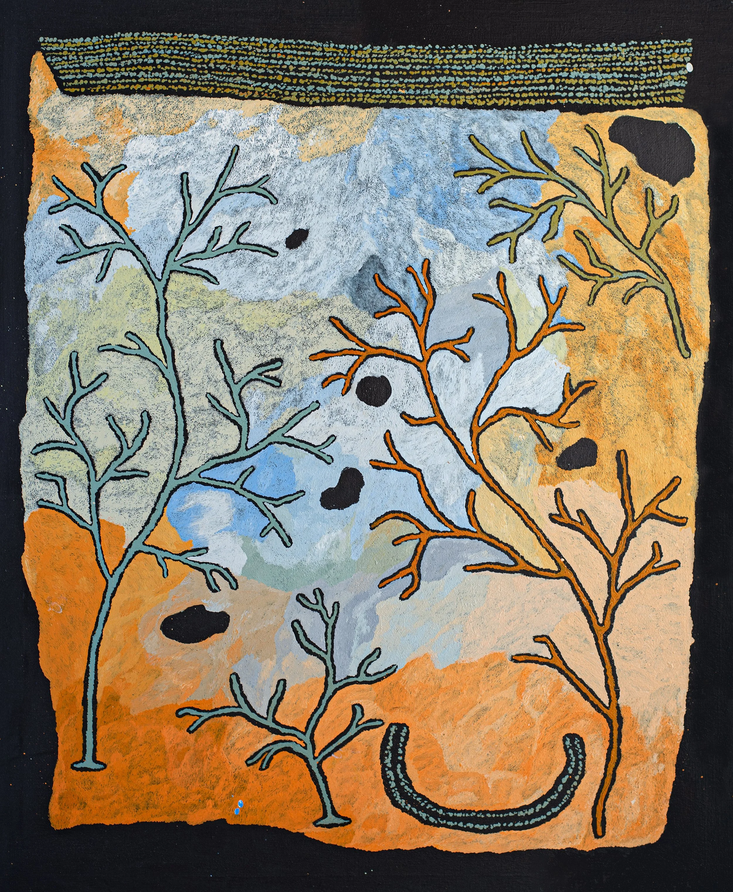Betty Mula - Punu tjuta (many trees) - 152x122cm - 11-26