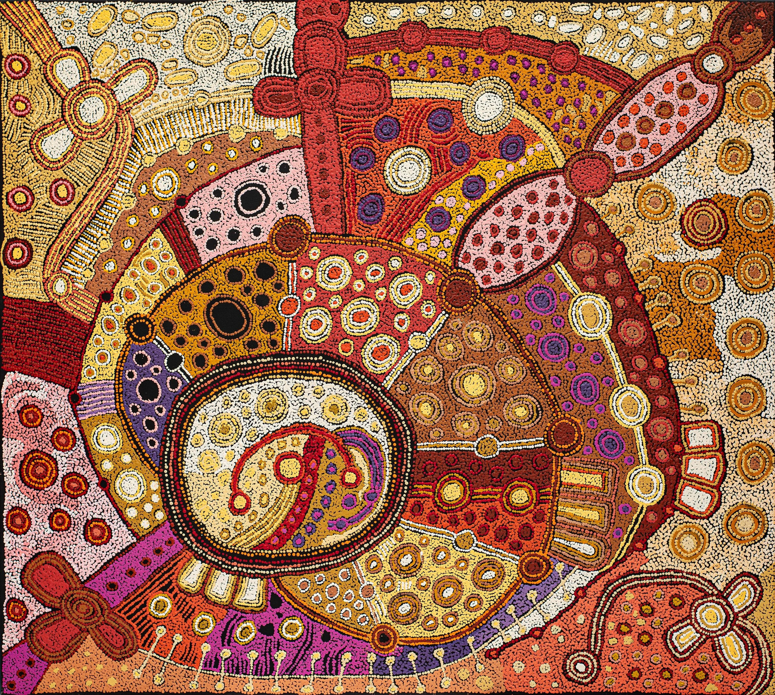 Angela Watson - Mamu Story - 137 x 121 cm - 25-211